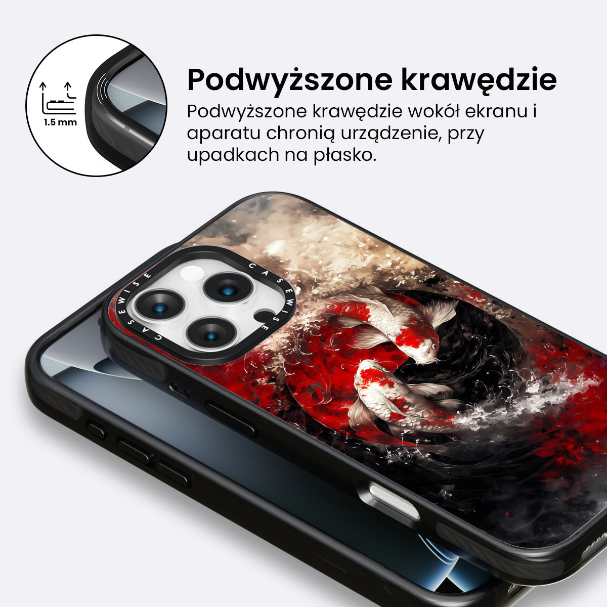 Yin and Yang Cherry Blossom - Etui