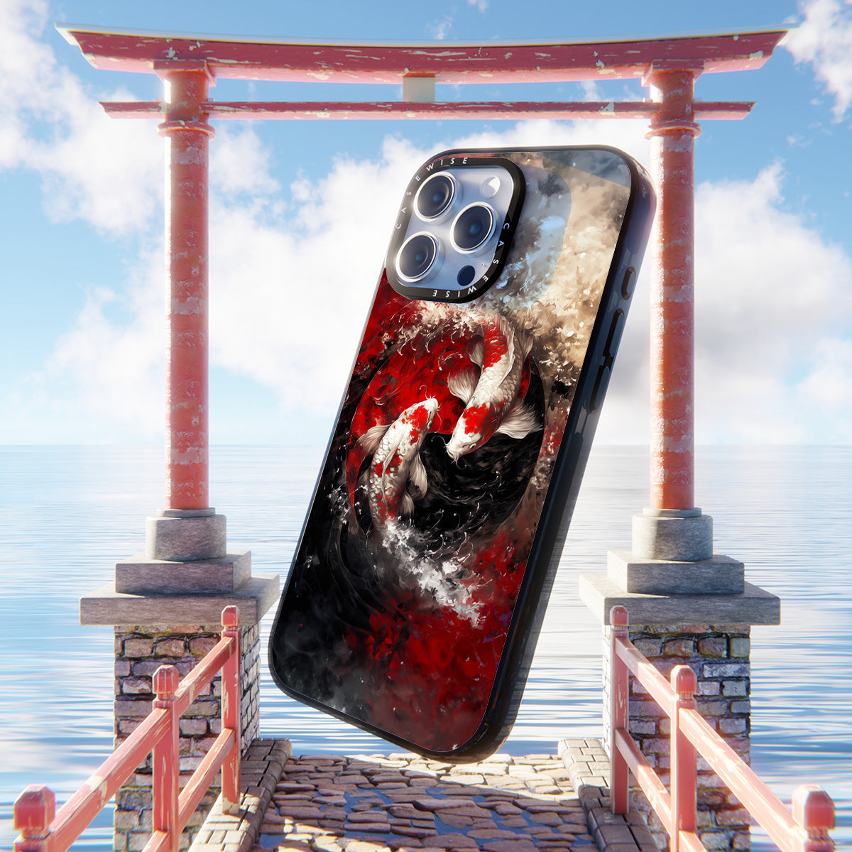 Yin and Yang Cherry Blossom - Etui