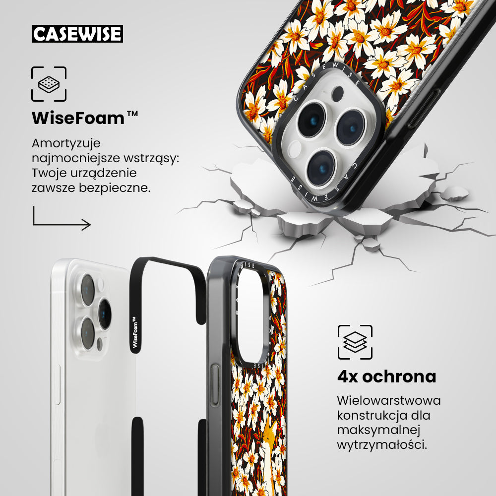 Happy fox and flowers - Etui