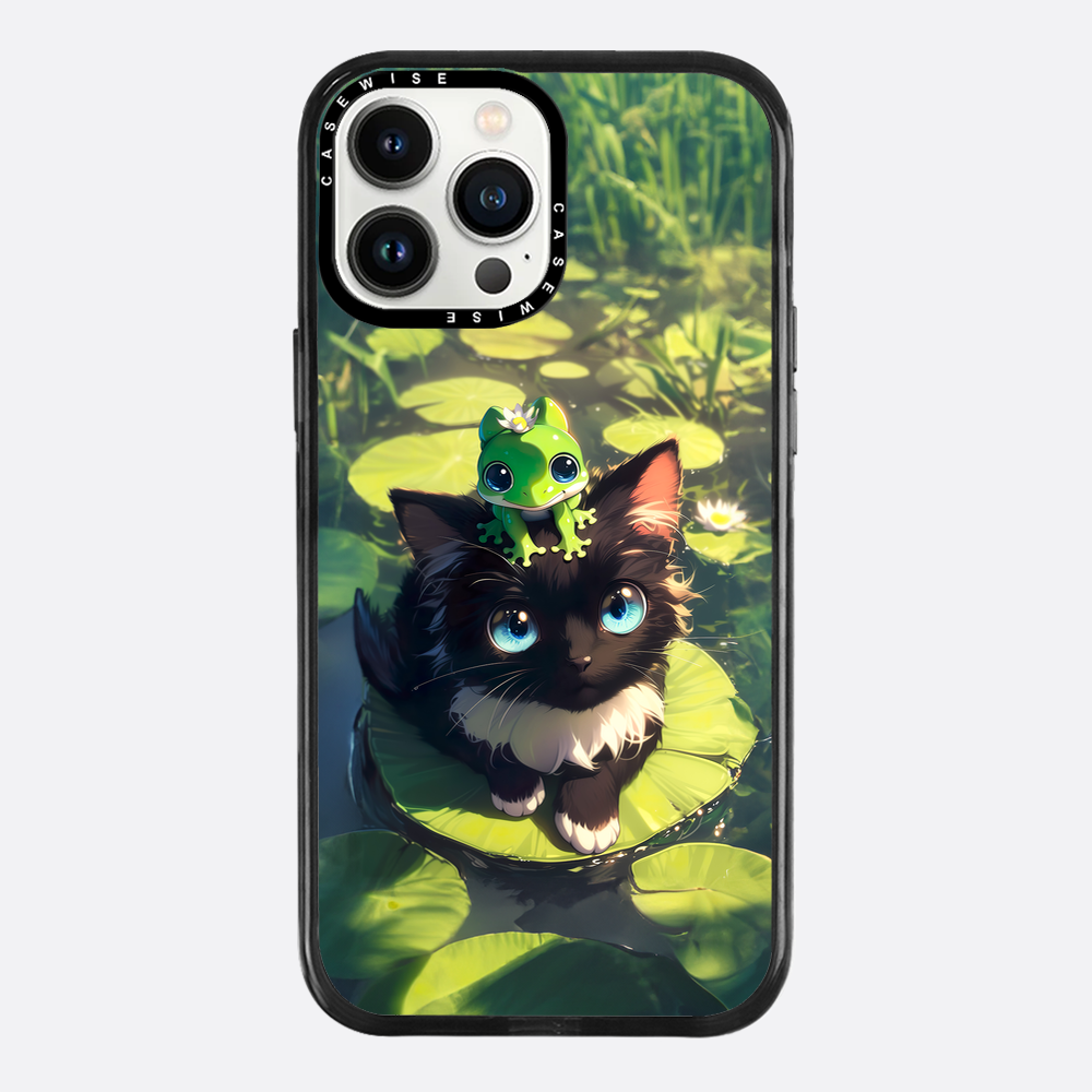 Black Cat & Frog Friendship - Etui