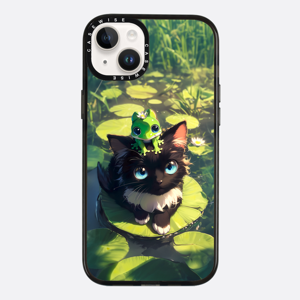 Black Cat & Frog Friendship - Etui