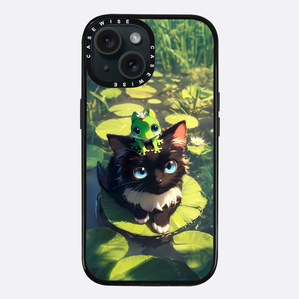 Black Cat & Frog Friendship - Etui