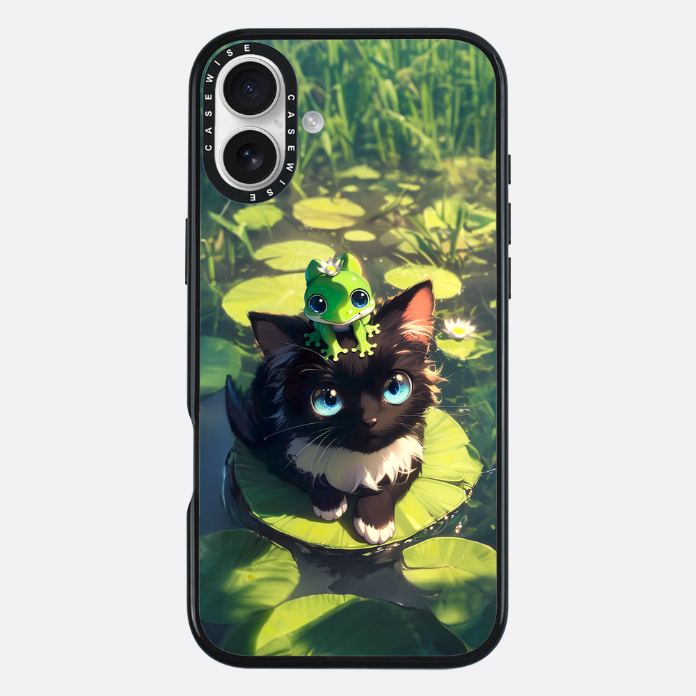 Black Cat & Frog Friendship - Etui