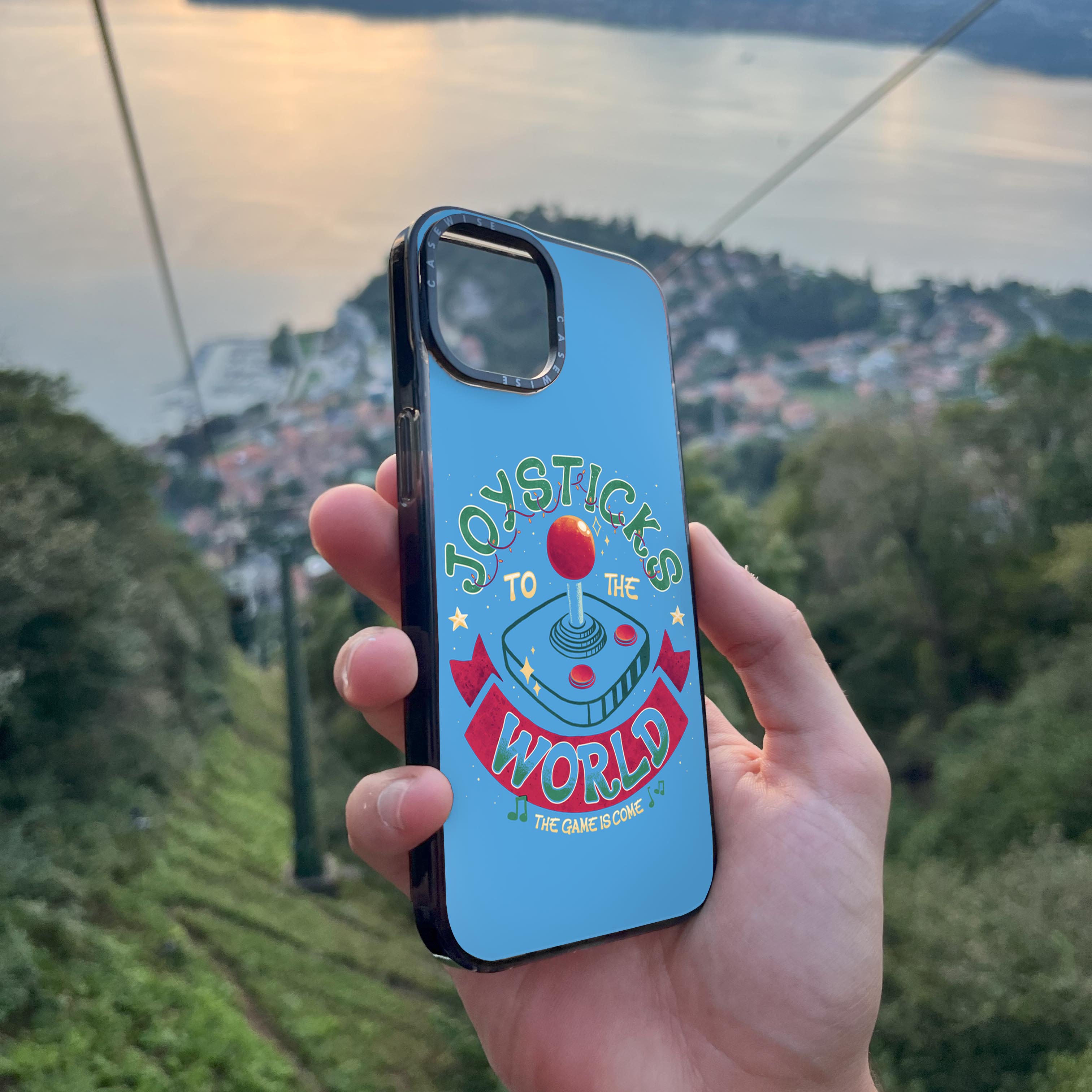 Joysticks To The World Blue - Etui