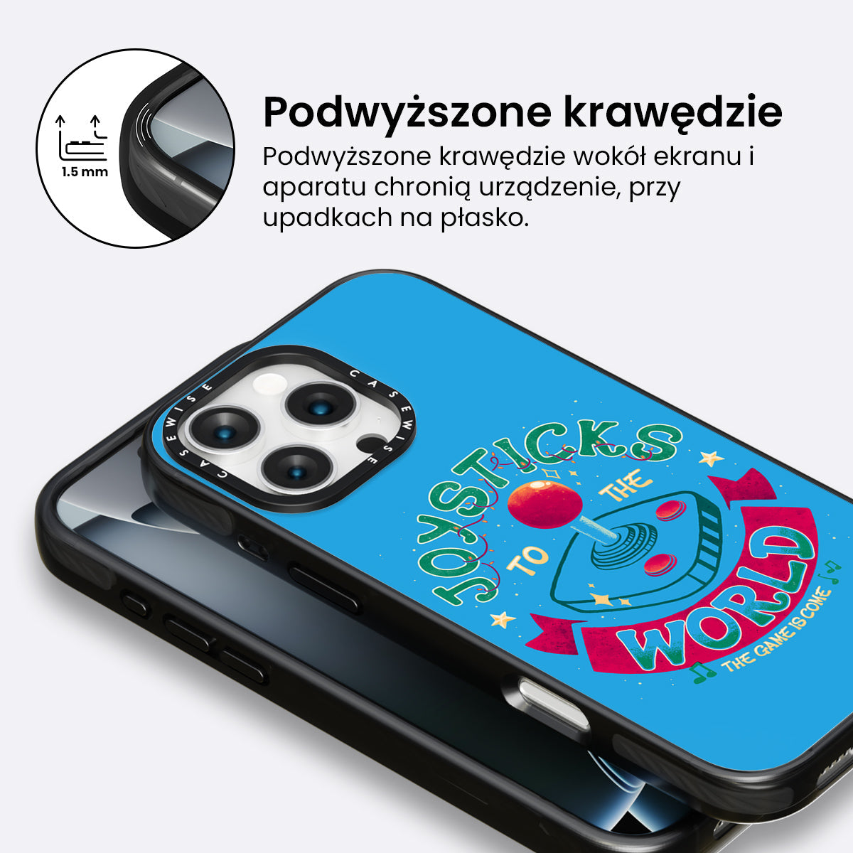Joysticks To The World Blue - Etui