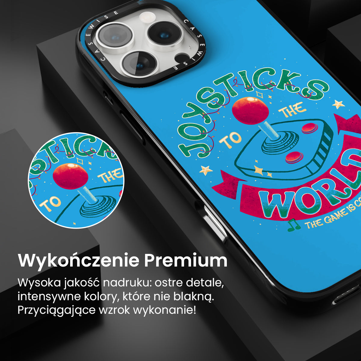 Joysticks To The World Blue - Etui