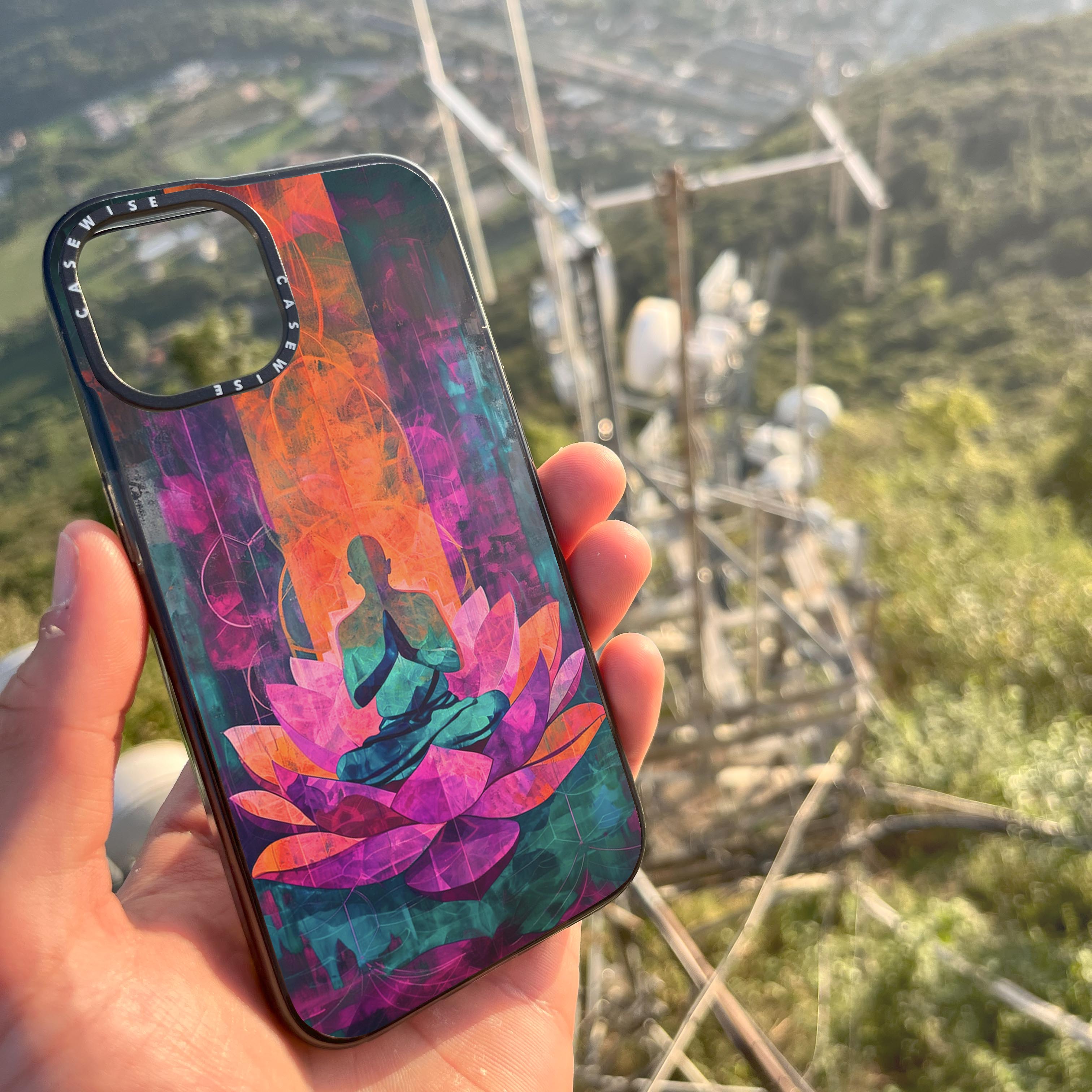 Abstract Meditation in Lotus - Etui