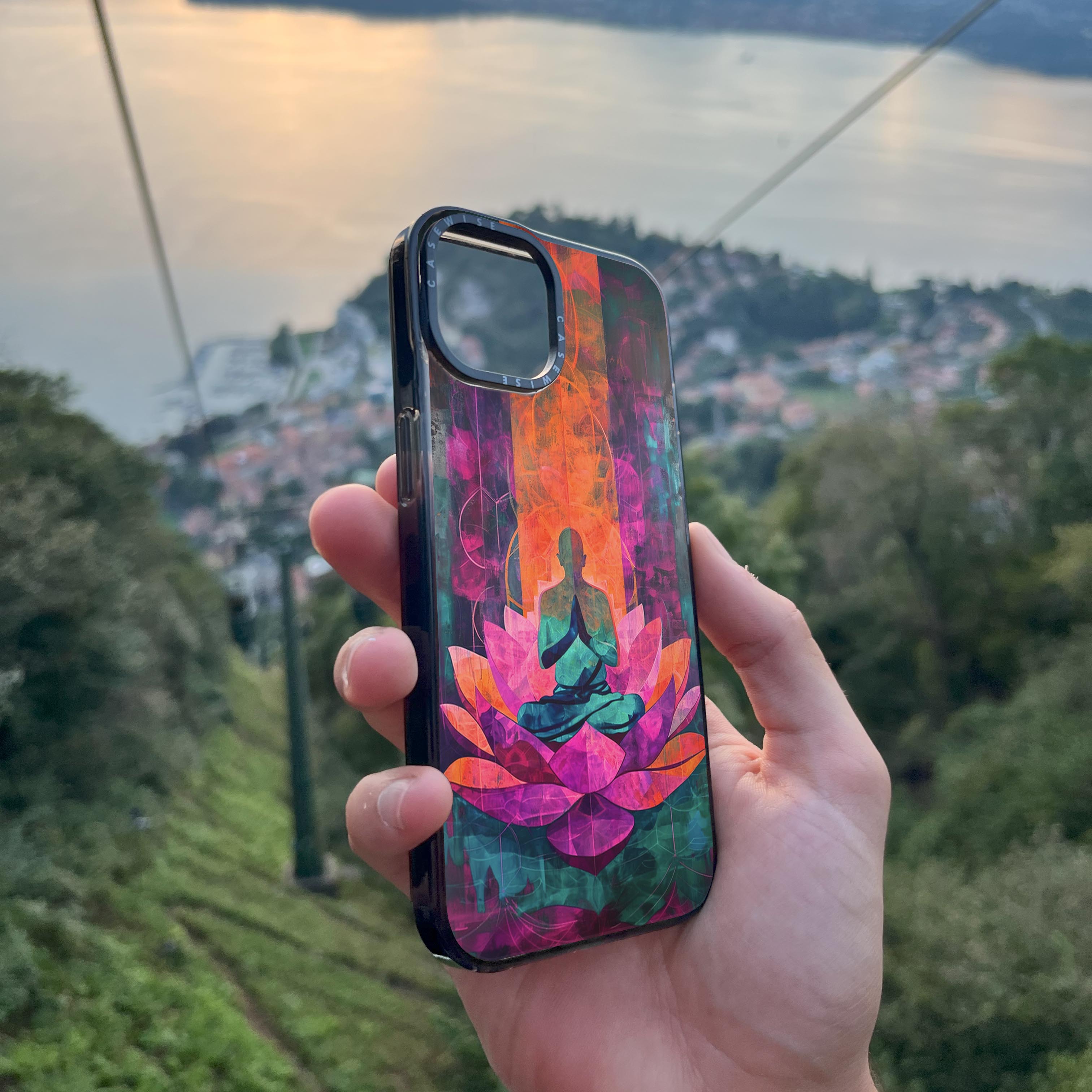 Abstract Meditation in Lotus - Etui