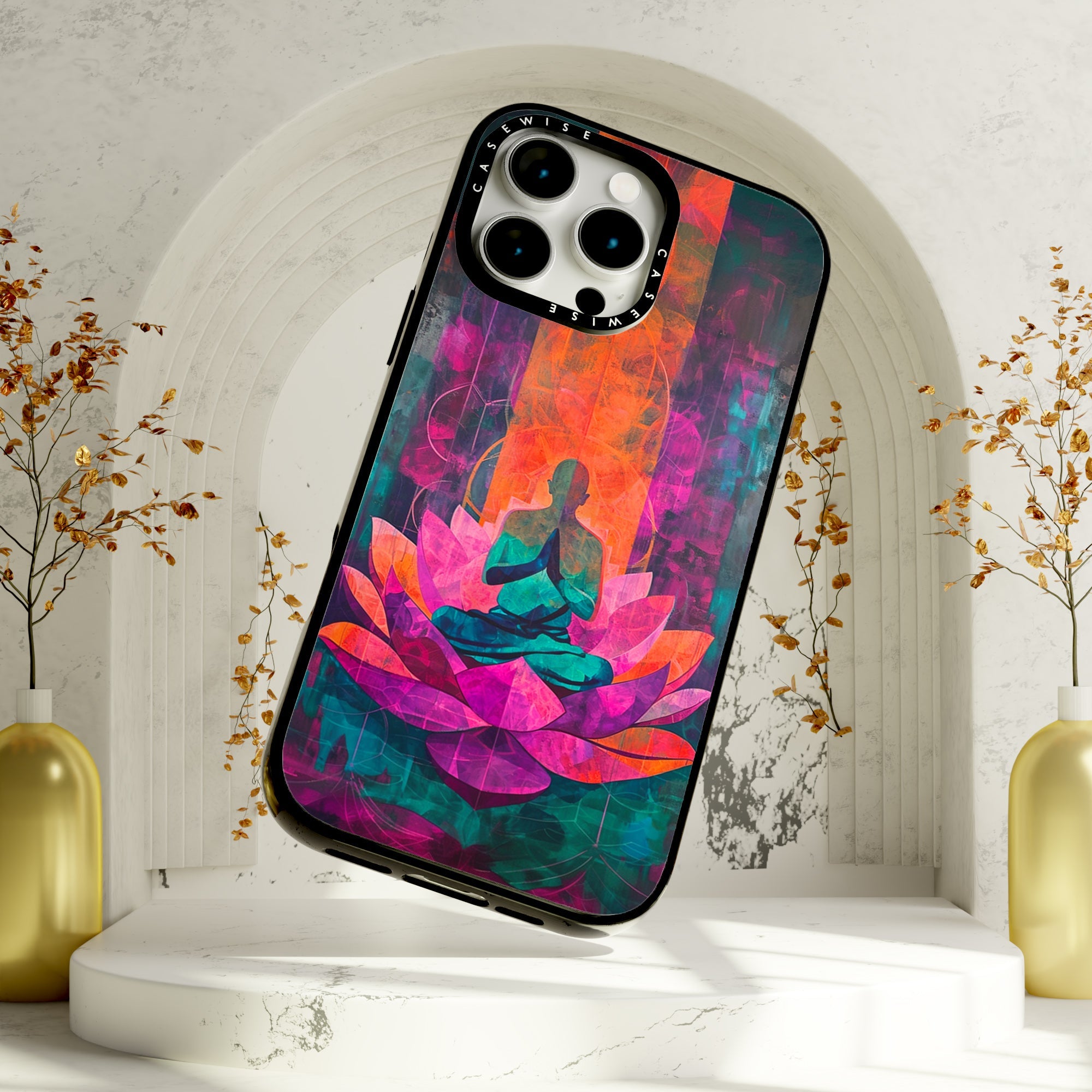 Abstract Meditation in Lotus - Etui