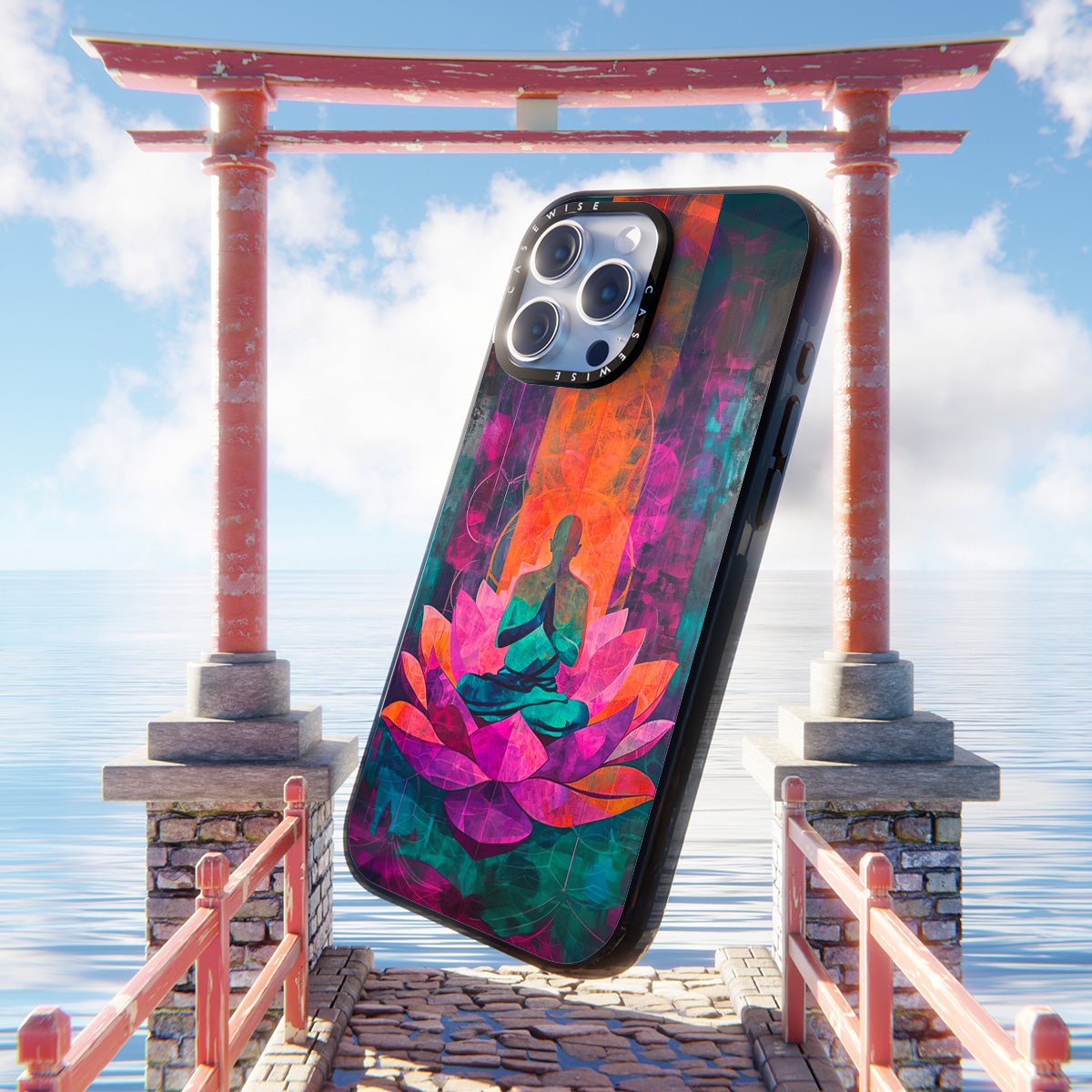 Abstract Meditation in Lotus - Etui