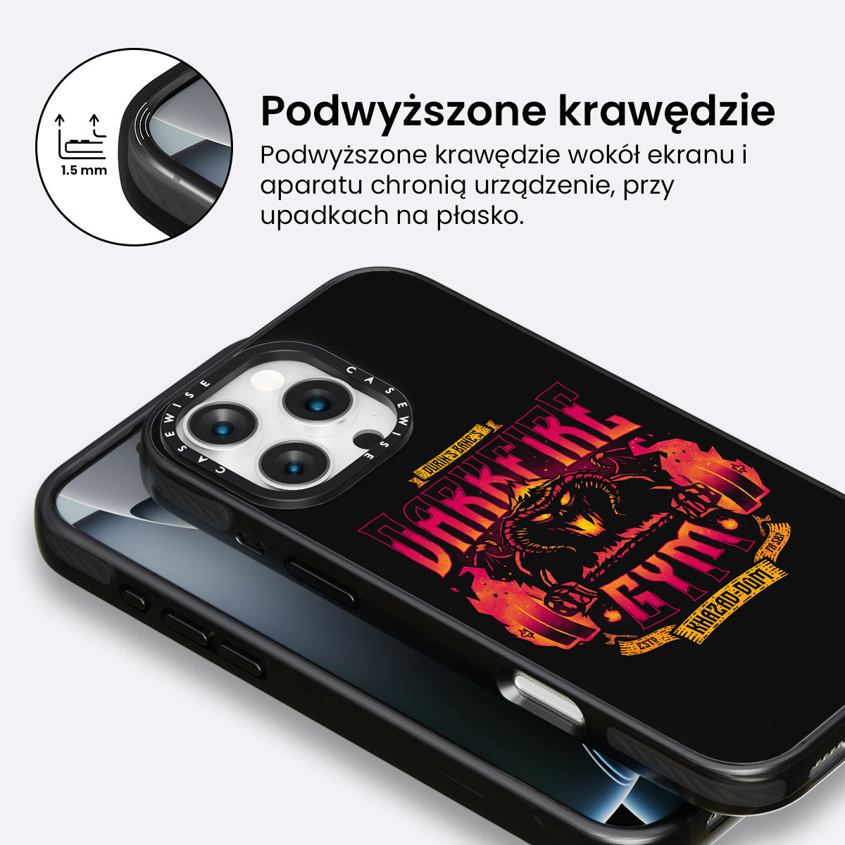 Darkfire Gym Black - Etui