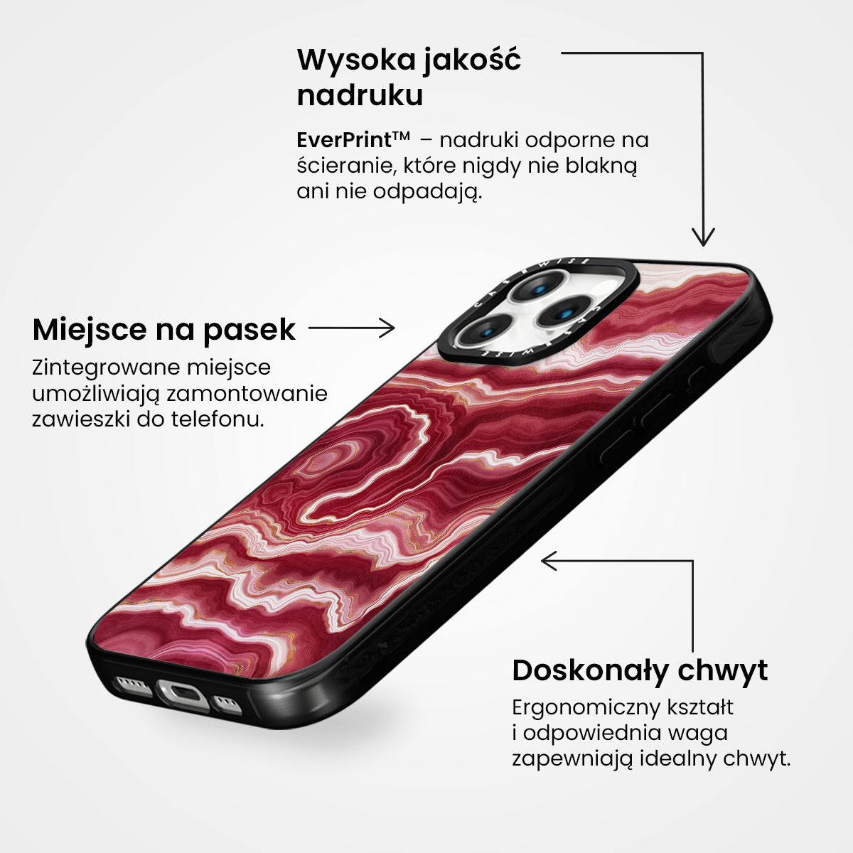 Red Agate Texture 10 - Etui