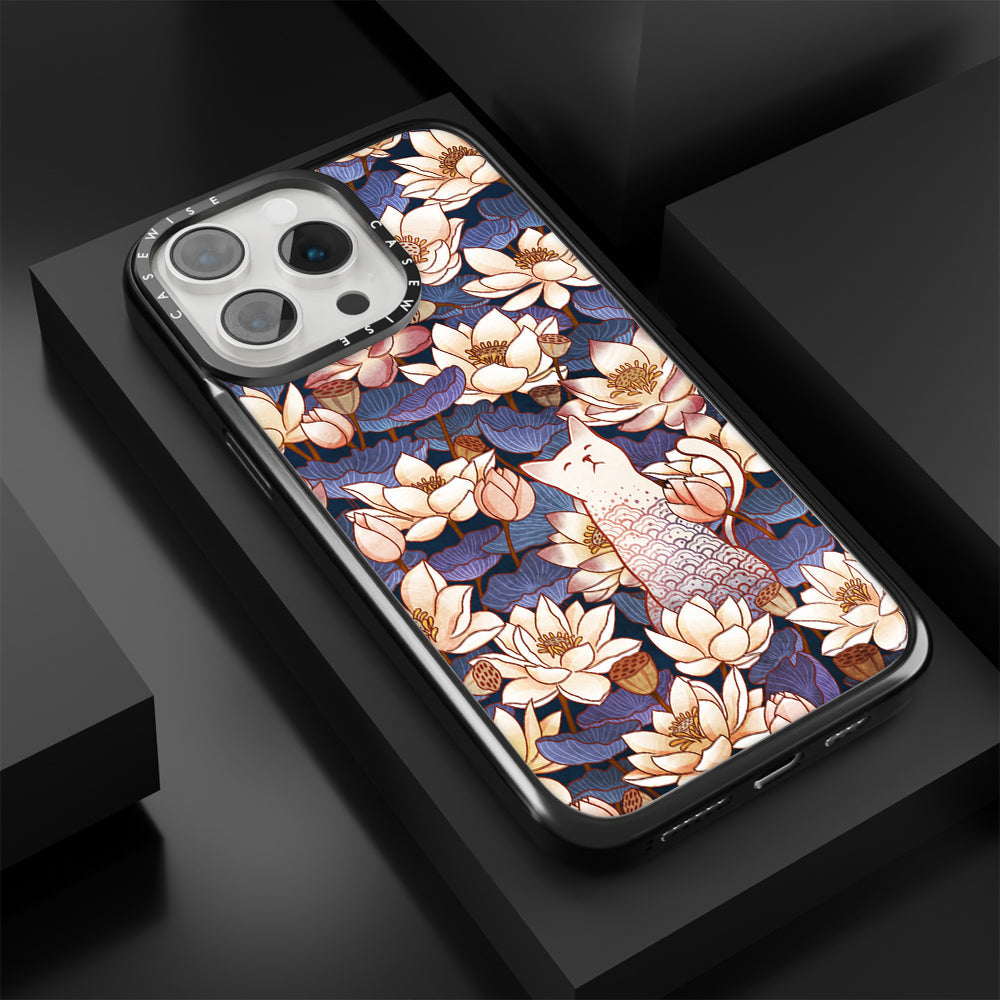 White cat and lotus - Etui