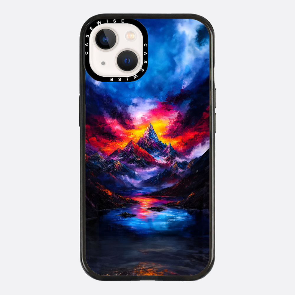 Misty Sunset Mountain Dream - Etui