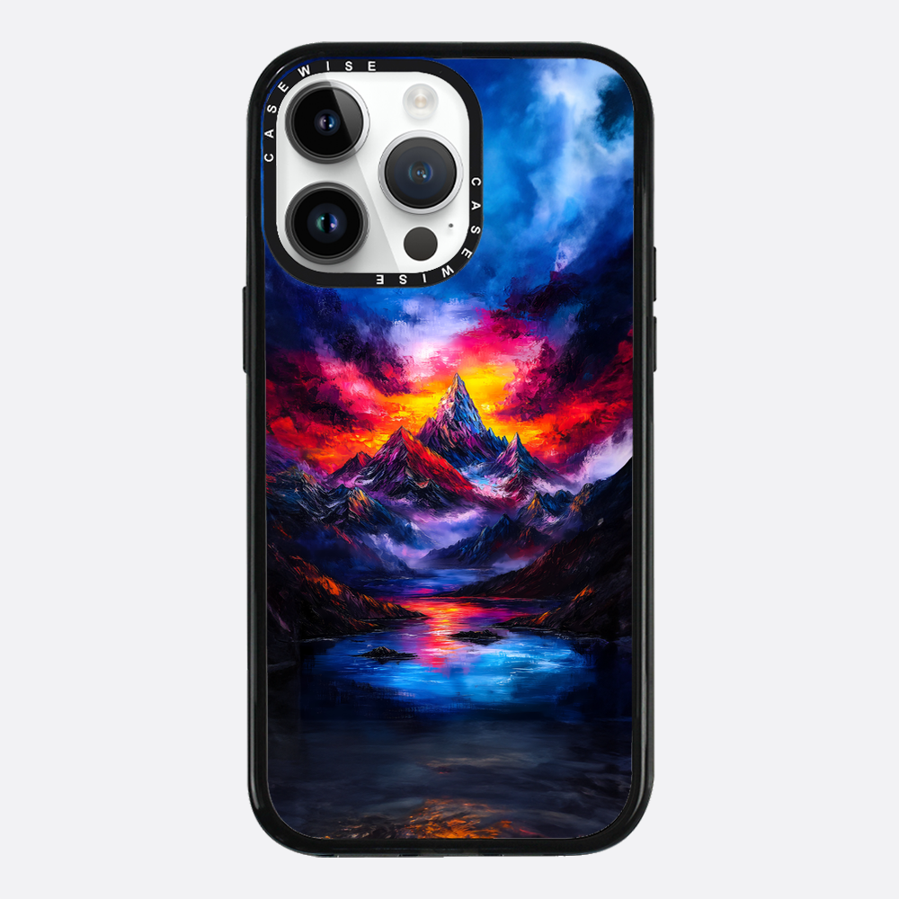 Misty Sunset Mountain Dream - Etui