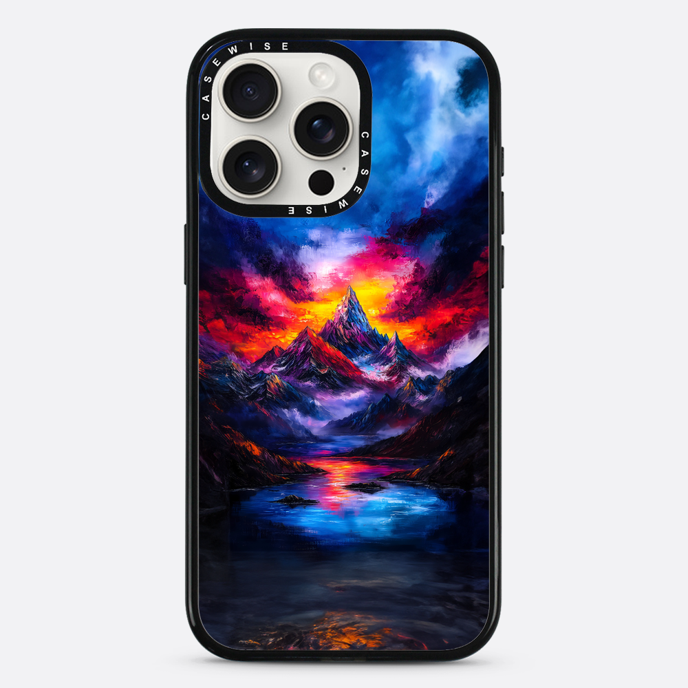 Misty Sunset Mountain Dream - Etui