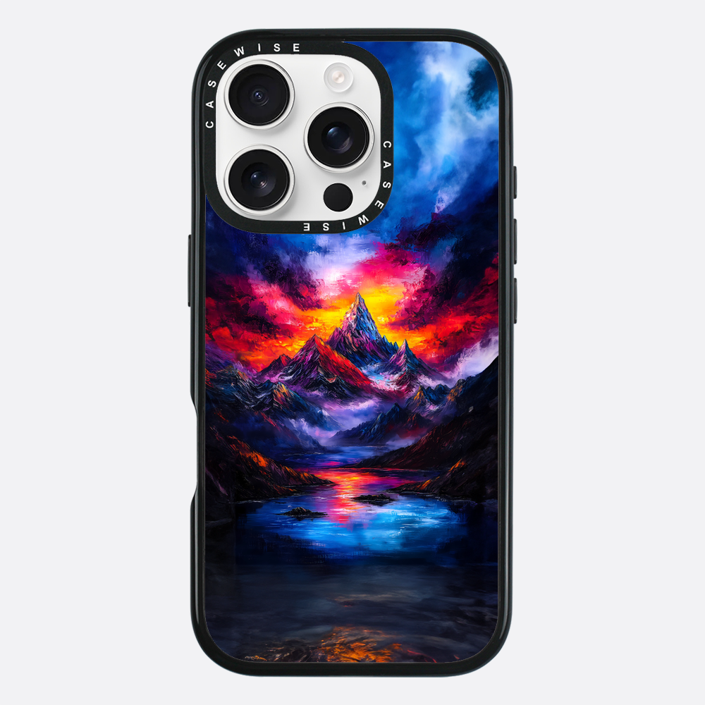 Misty Sunset Mountain Dream - Etui