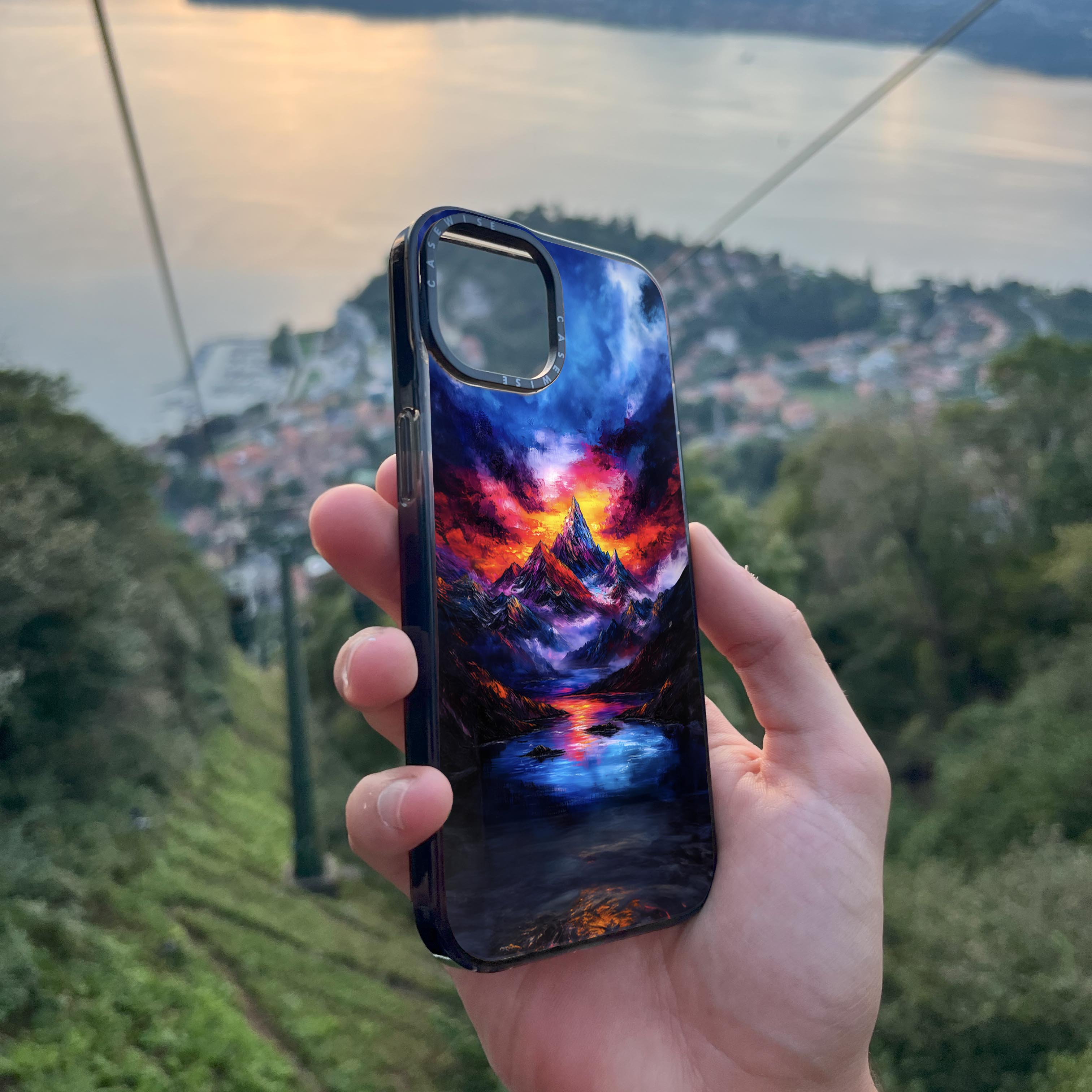 Misty Sunset Mountain Dream - Etui
