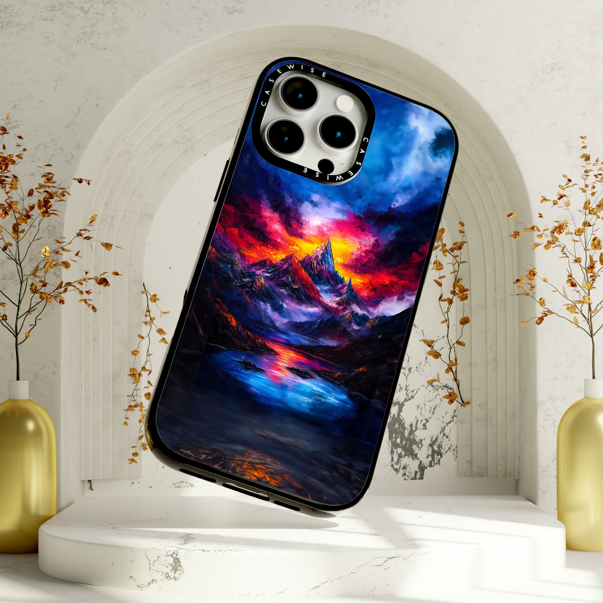 Misty Sunset Mountain Dream - Etui