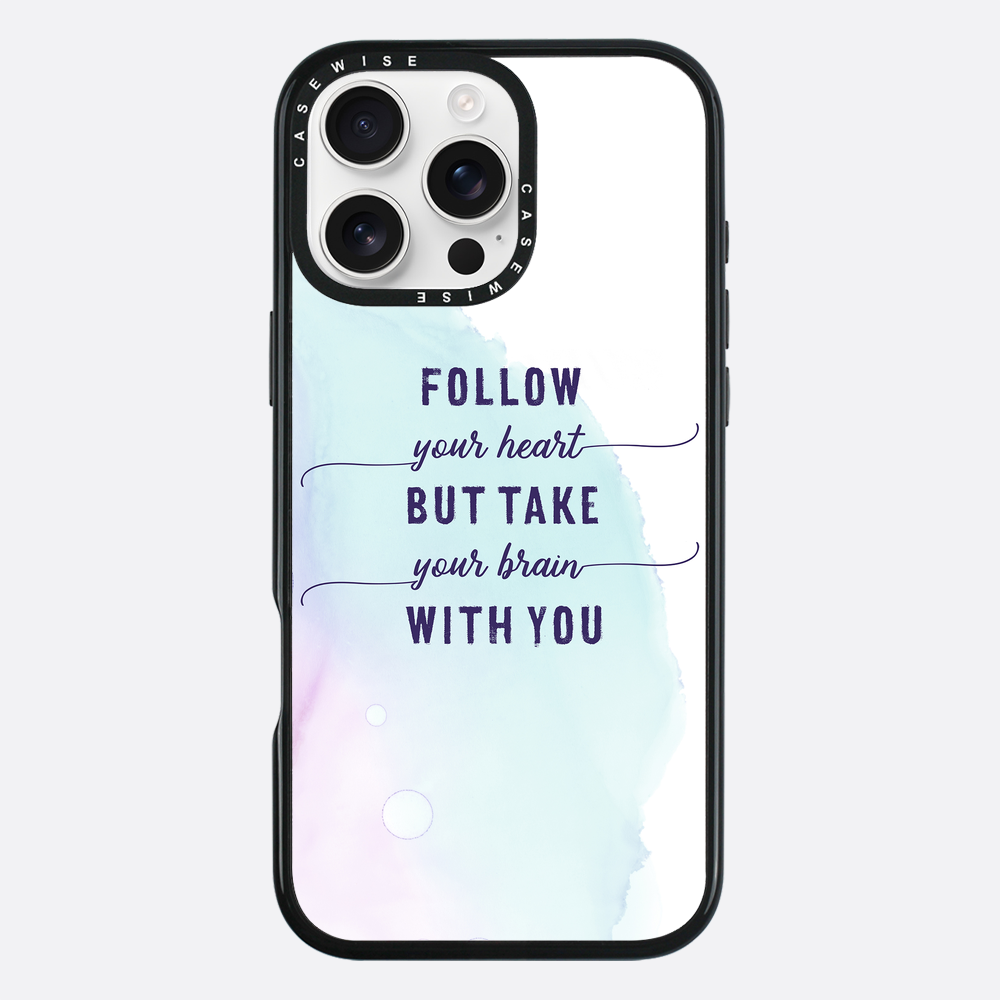 FOLLOW YOUR HEART | floating colors - Etui