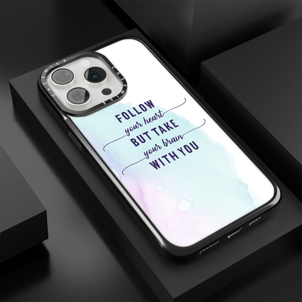 FOLLOW YOUR HEART | floating colors - Etui