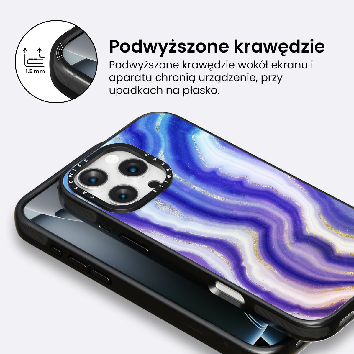 Neon Agate Texture 05 - Etui