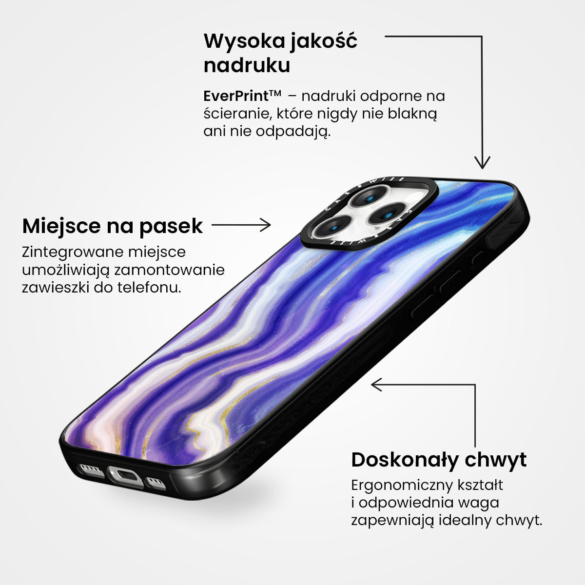 Neon Agate Texture 05 - Etui