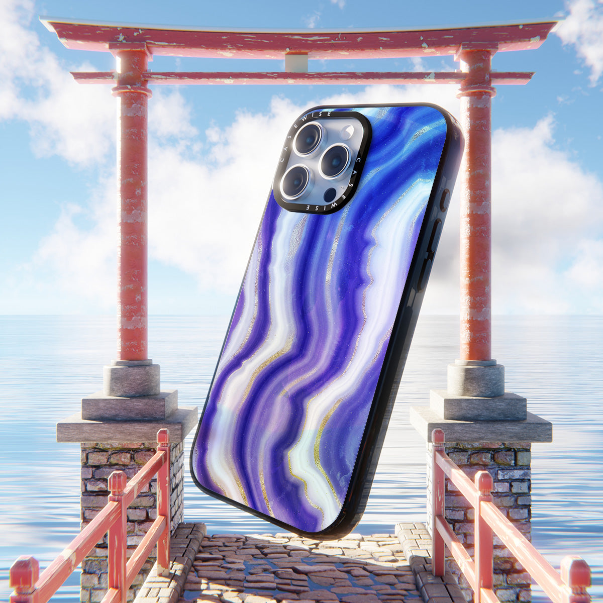 Neon Agate Texture 05 - Etui