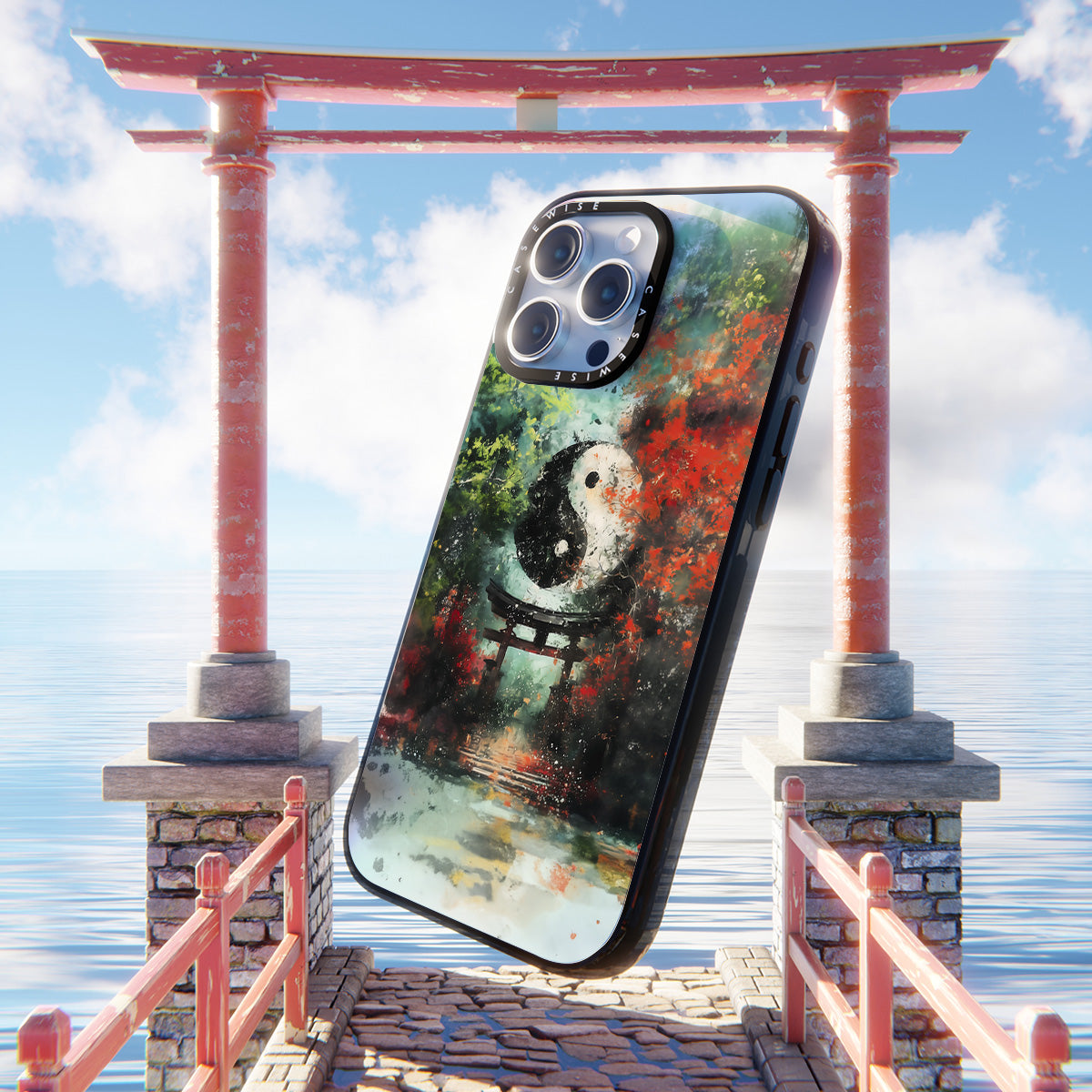 Yin and Yang Japanese Torii Gate - Etui