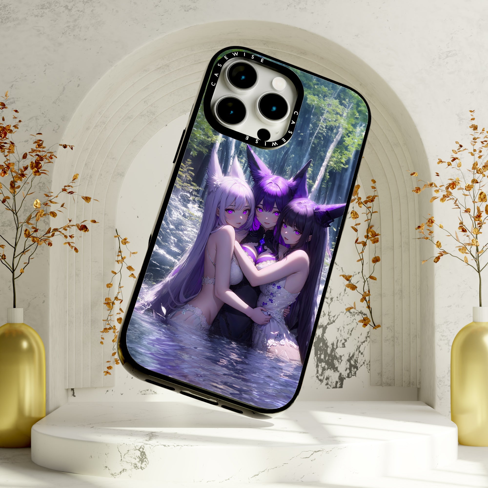 Purple Sister Twins - Etui