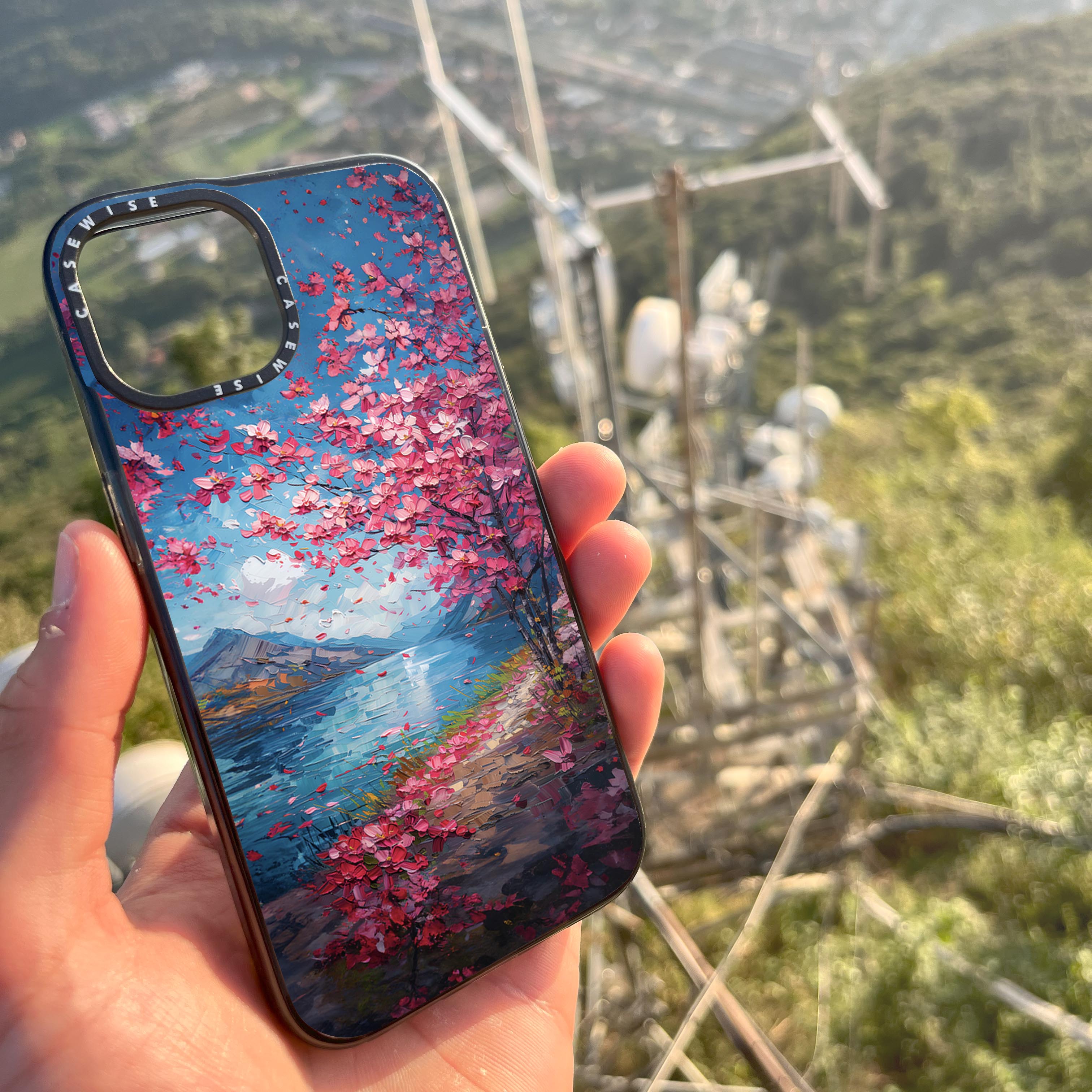 Cherry Blossom Landscape - Etui
