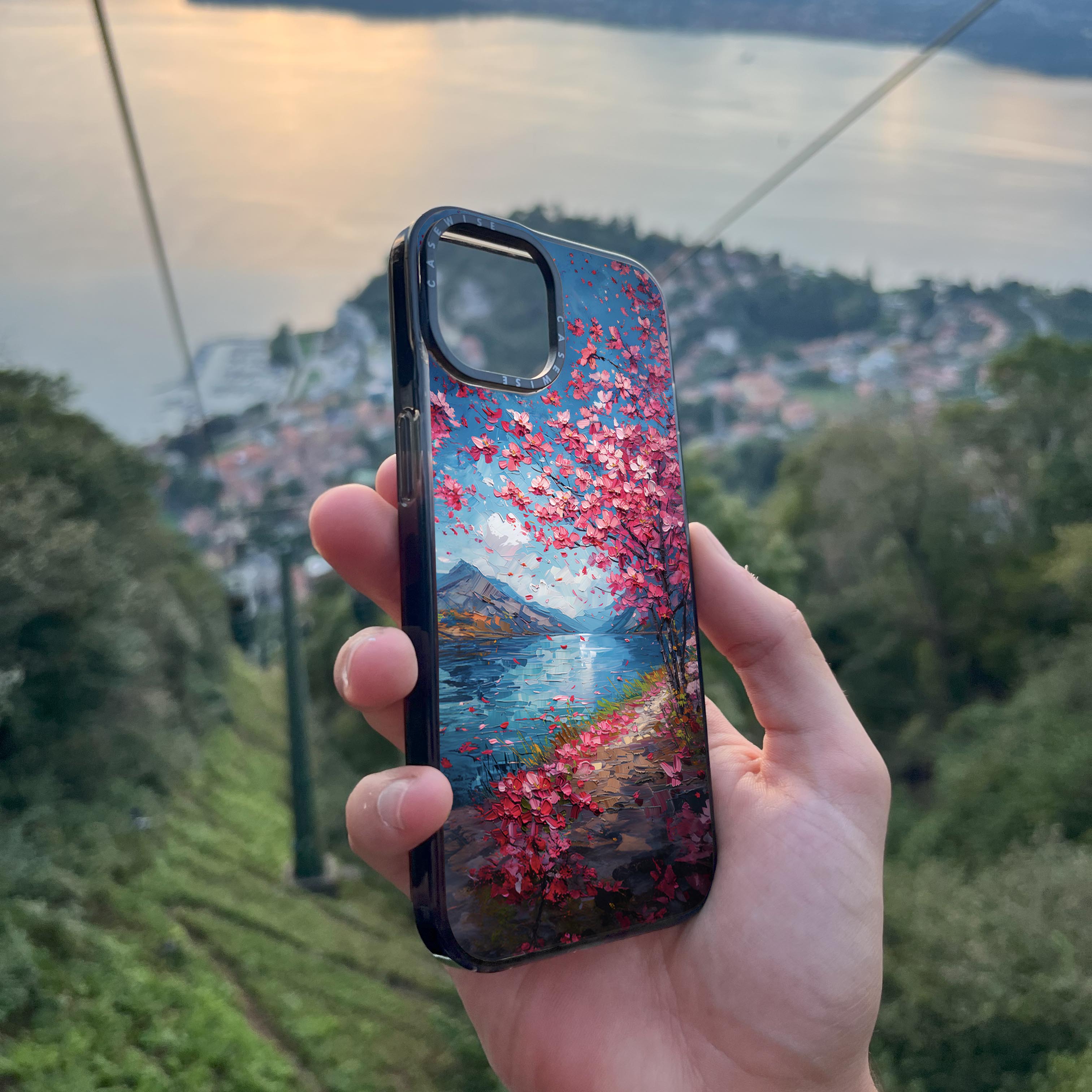 Cherry Blossom Landscape - Etui