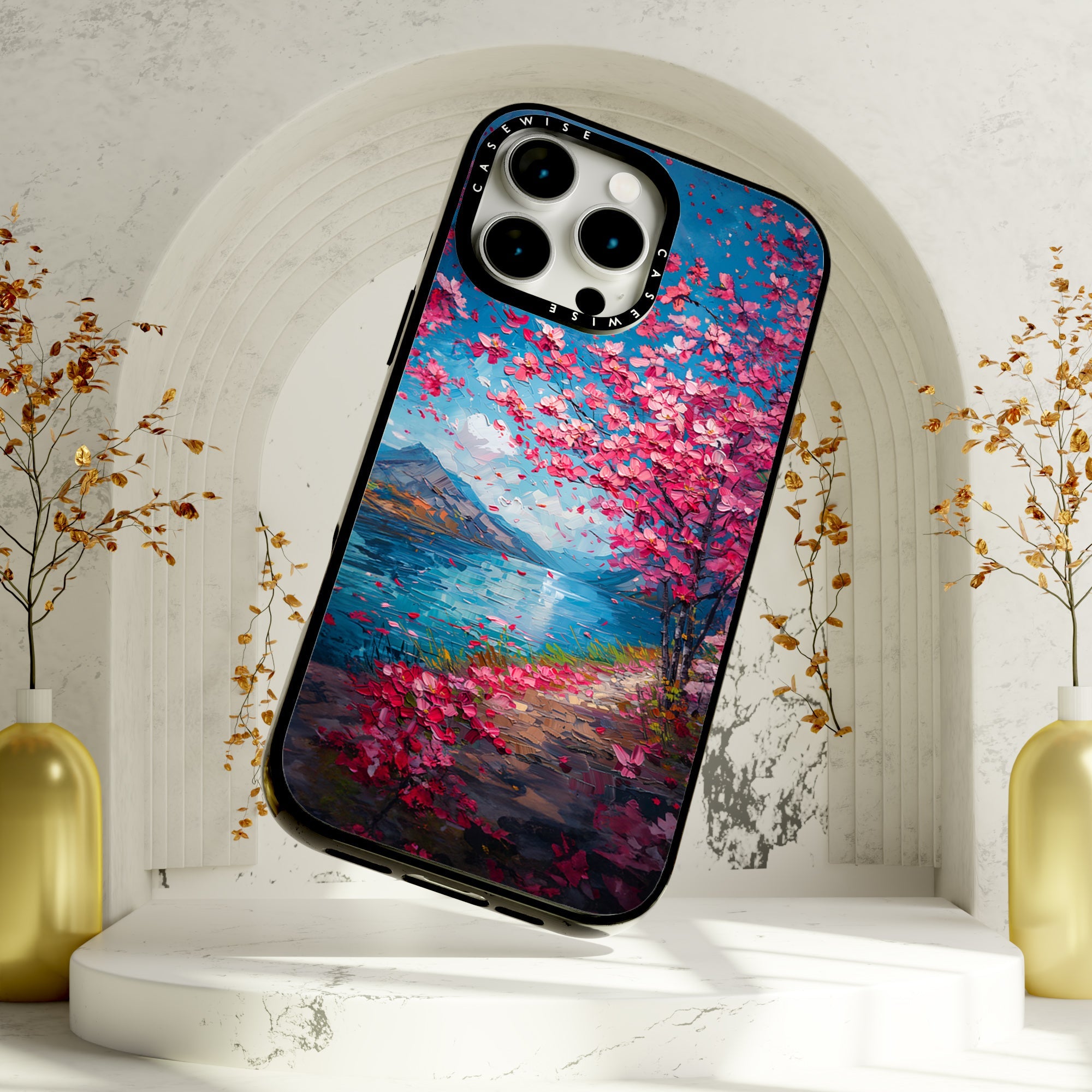 Cherry Blossom Landscape - Etui