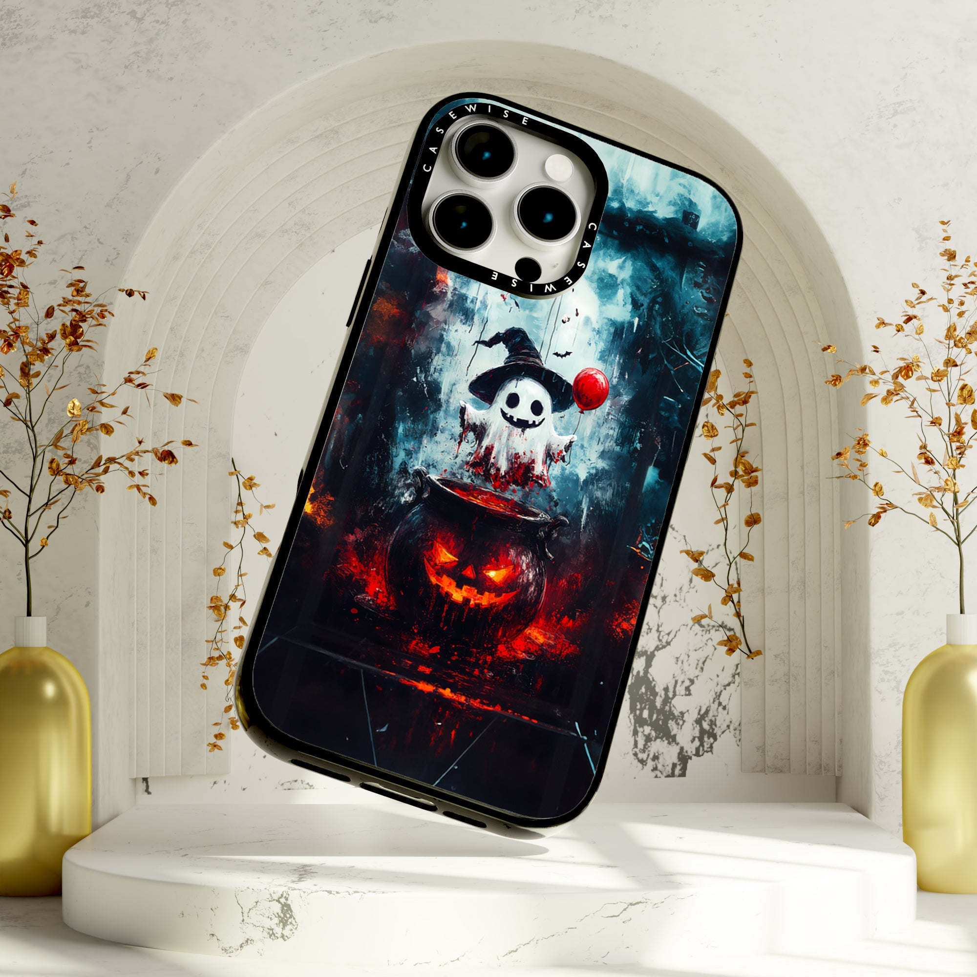 Cauldron Pumpkin Ghost - Etui