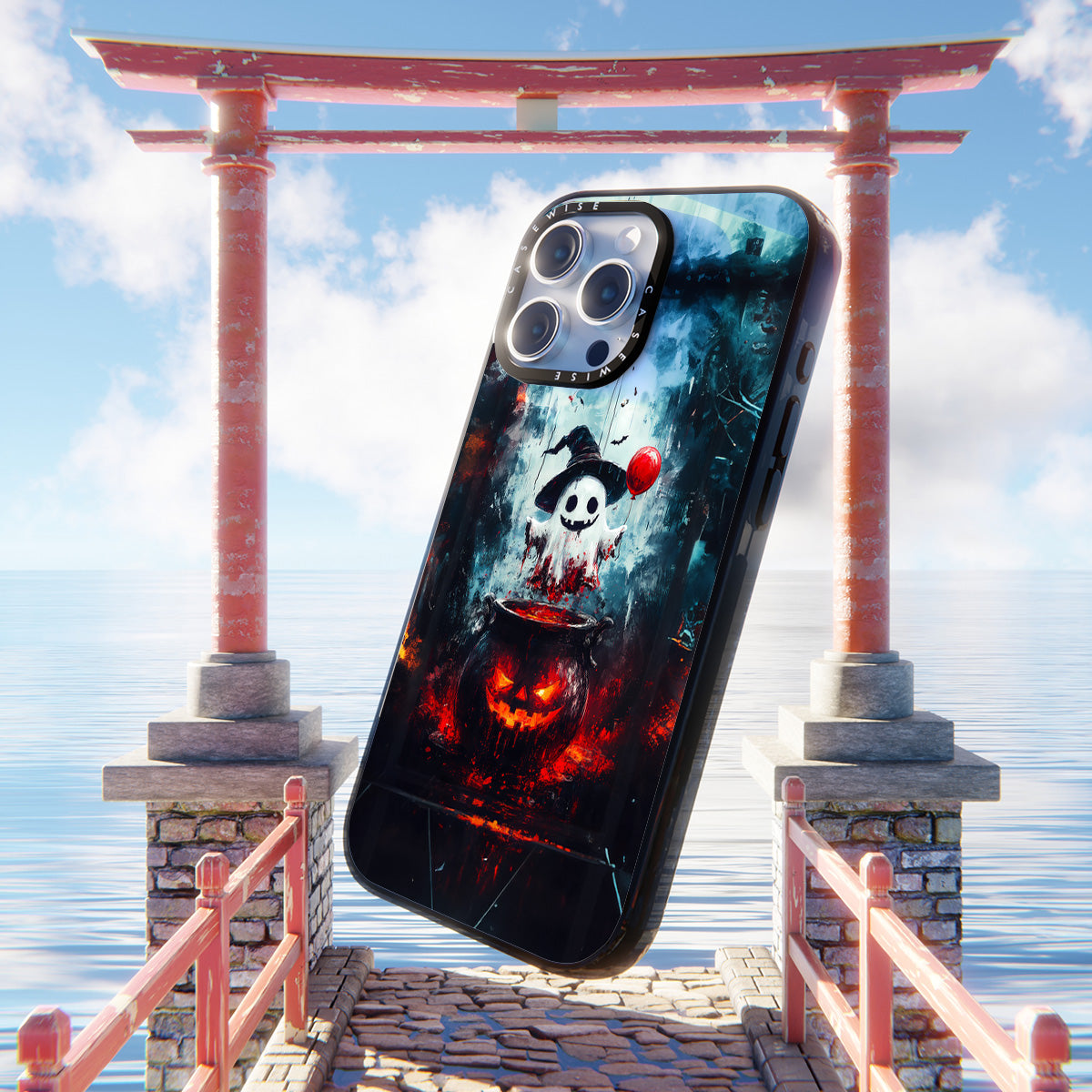 Cauldron Pumpkin Ghost - Etui