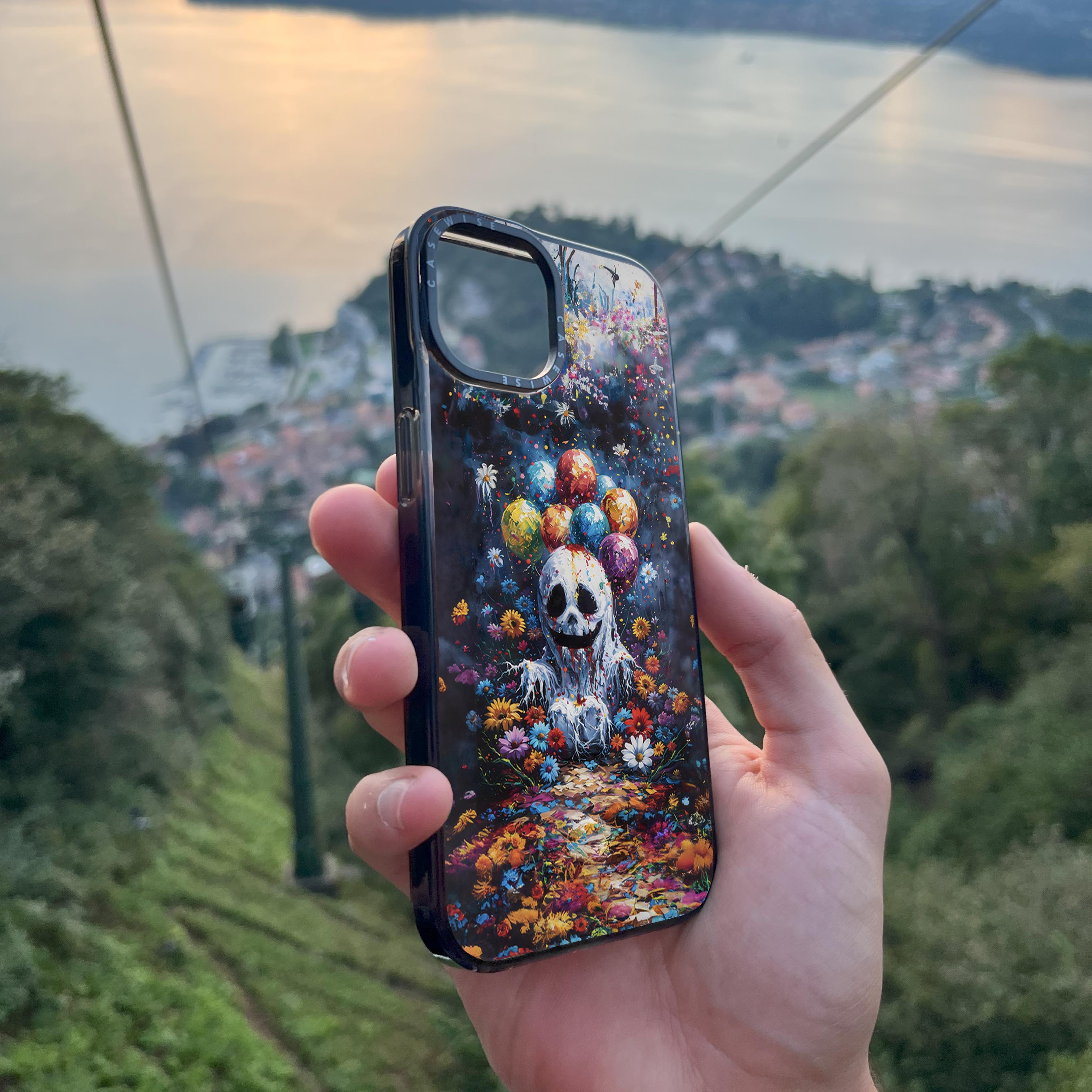 Rainbow Balloon Ghost - Etui