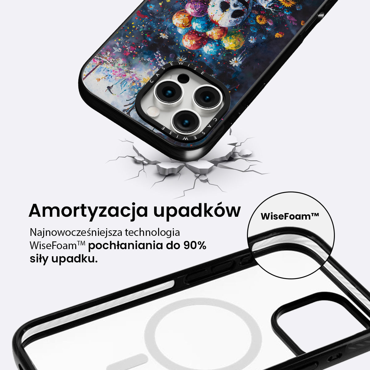 Rainbow Balloon Ghost - Etui