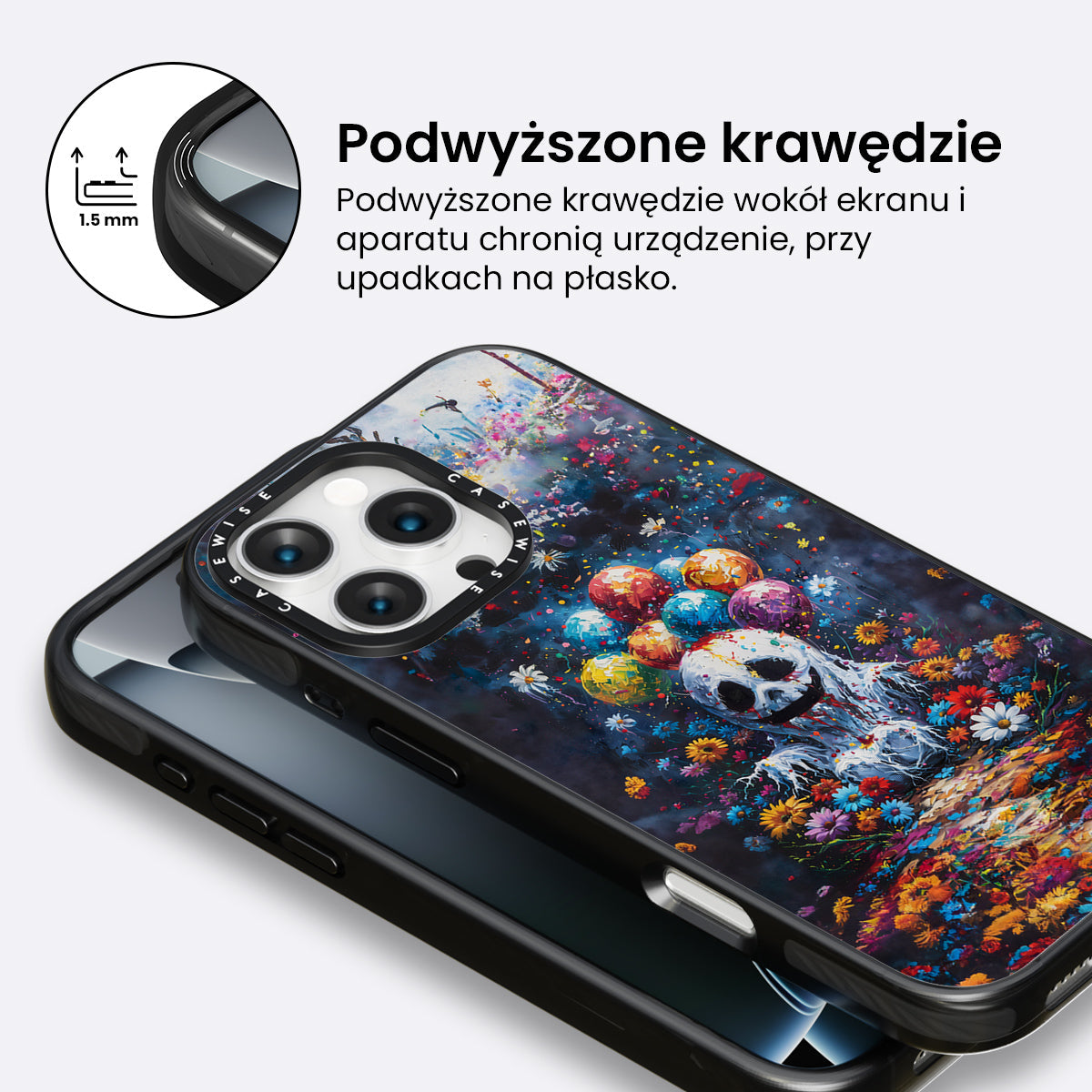Rainbow Balloon Ghost - Etui