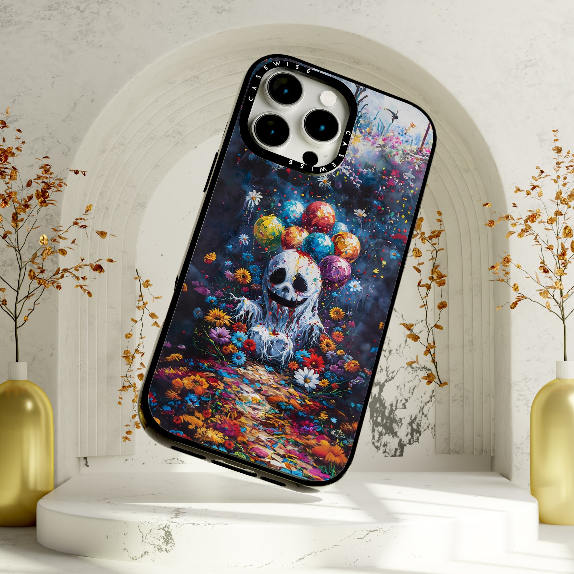 Rainbow Balloon Ghost - Etui