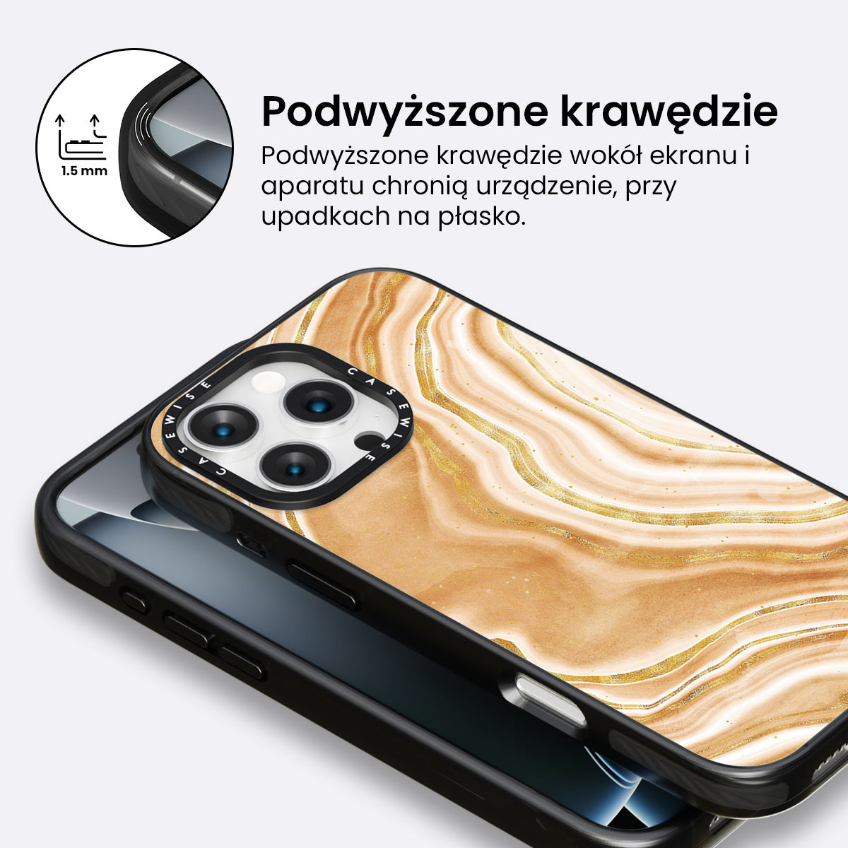 Golden Agate Texture 07 - Etui