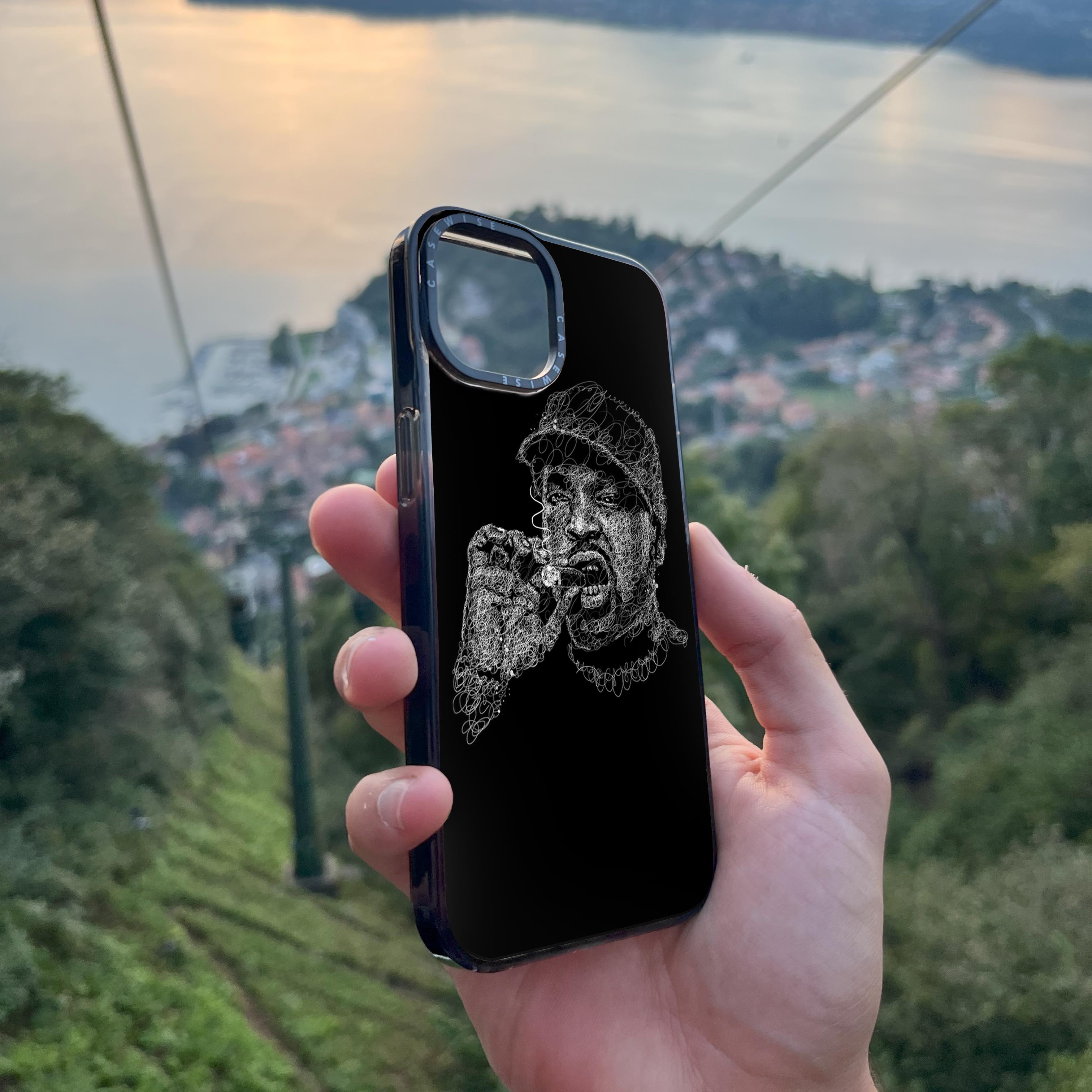 digital scribble art design - Etui