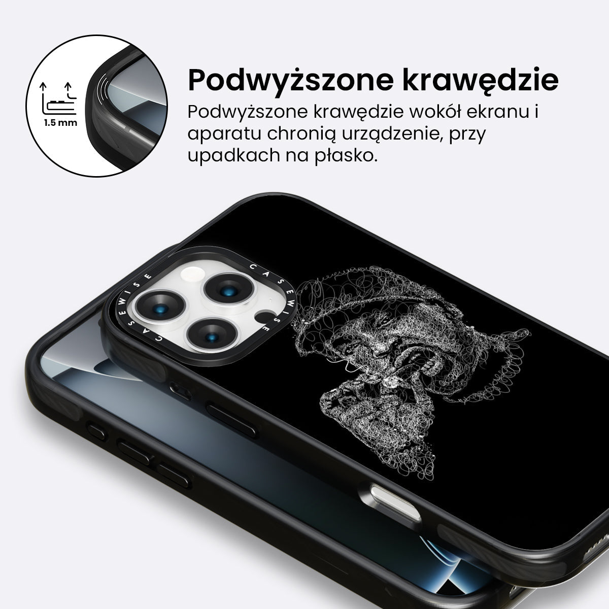 digital scribble art design - Etui