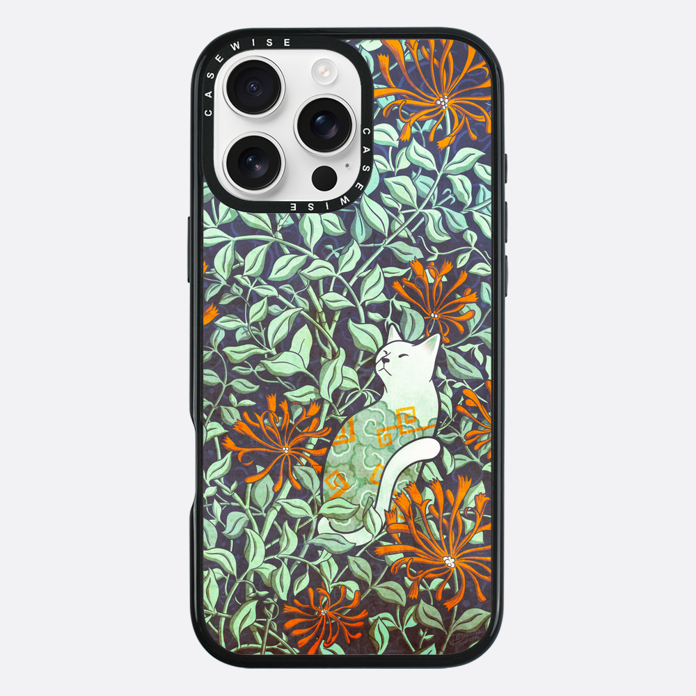 Cat and honeysuckle - Etui