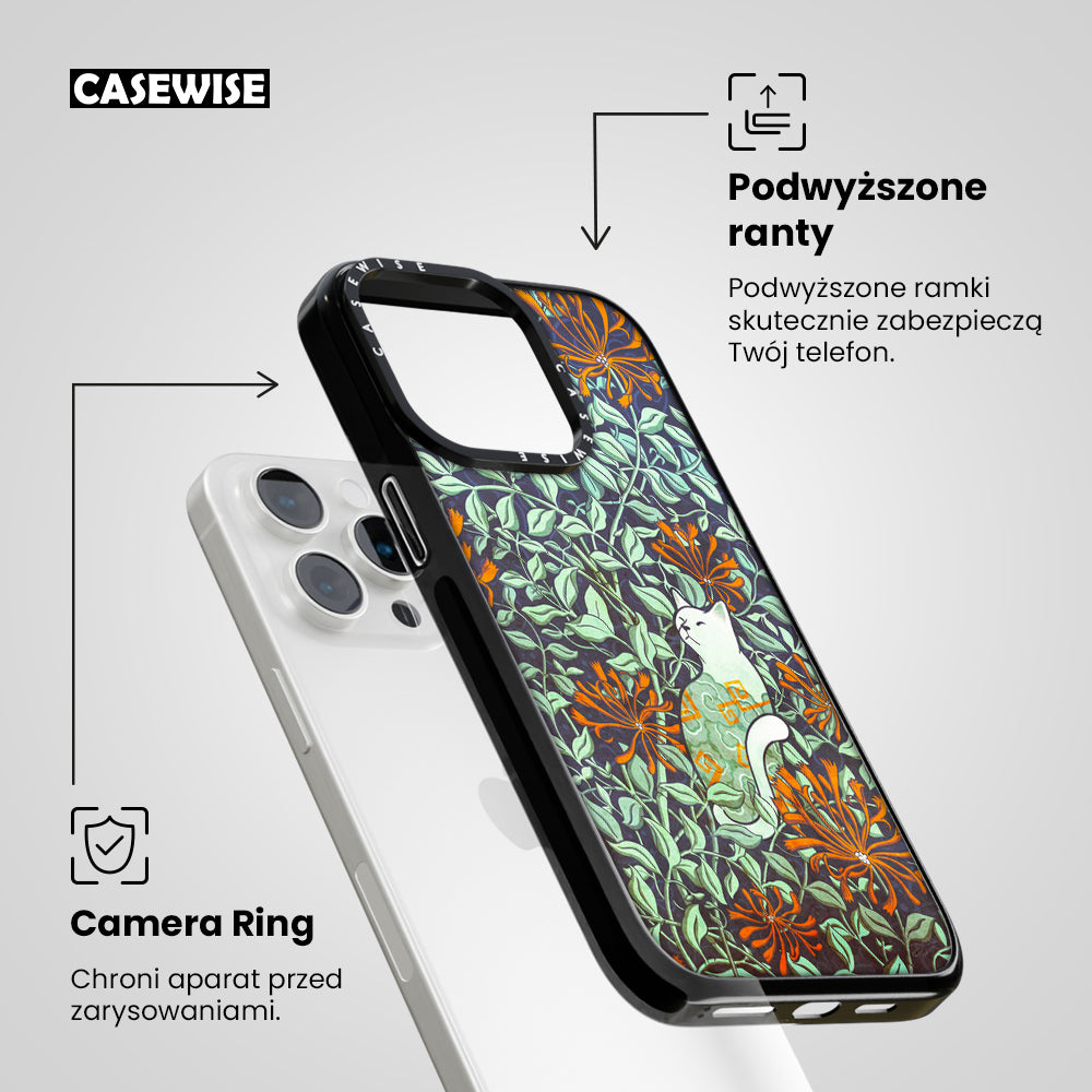 Cat and honeysuckle - Etui