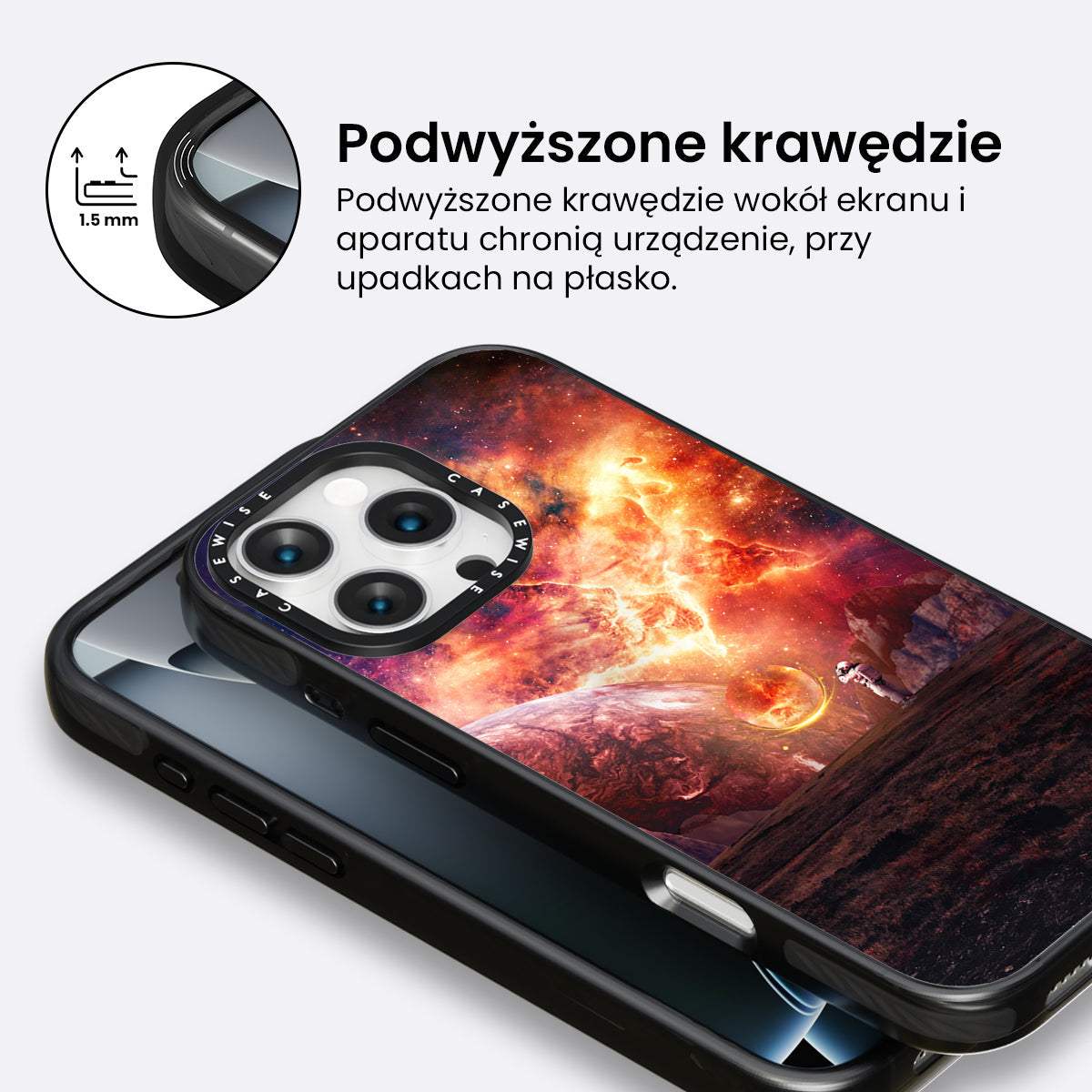 Red and Blue Space - Etui