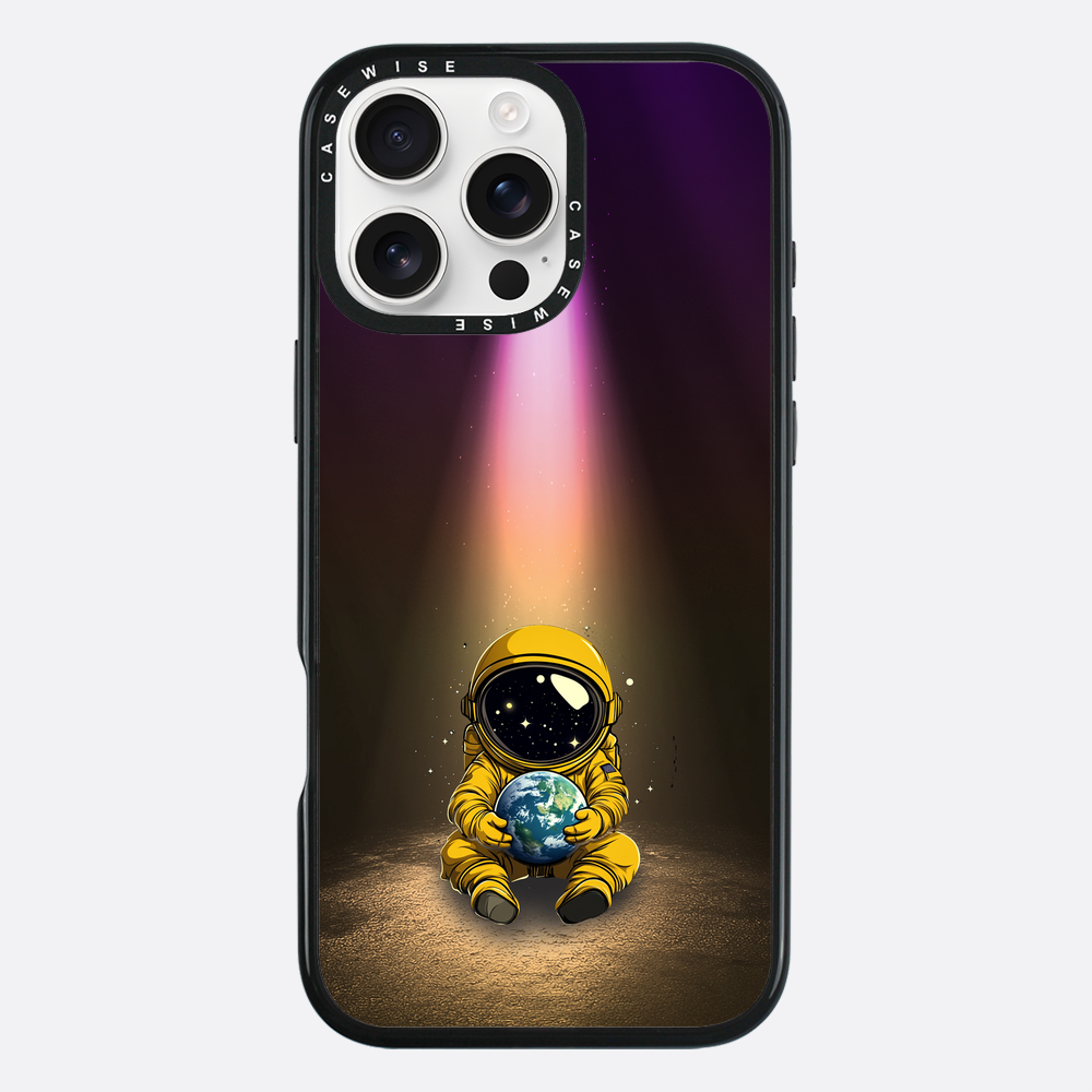 Light Astronaut Holding Earth Funny - Etui