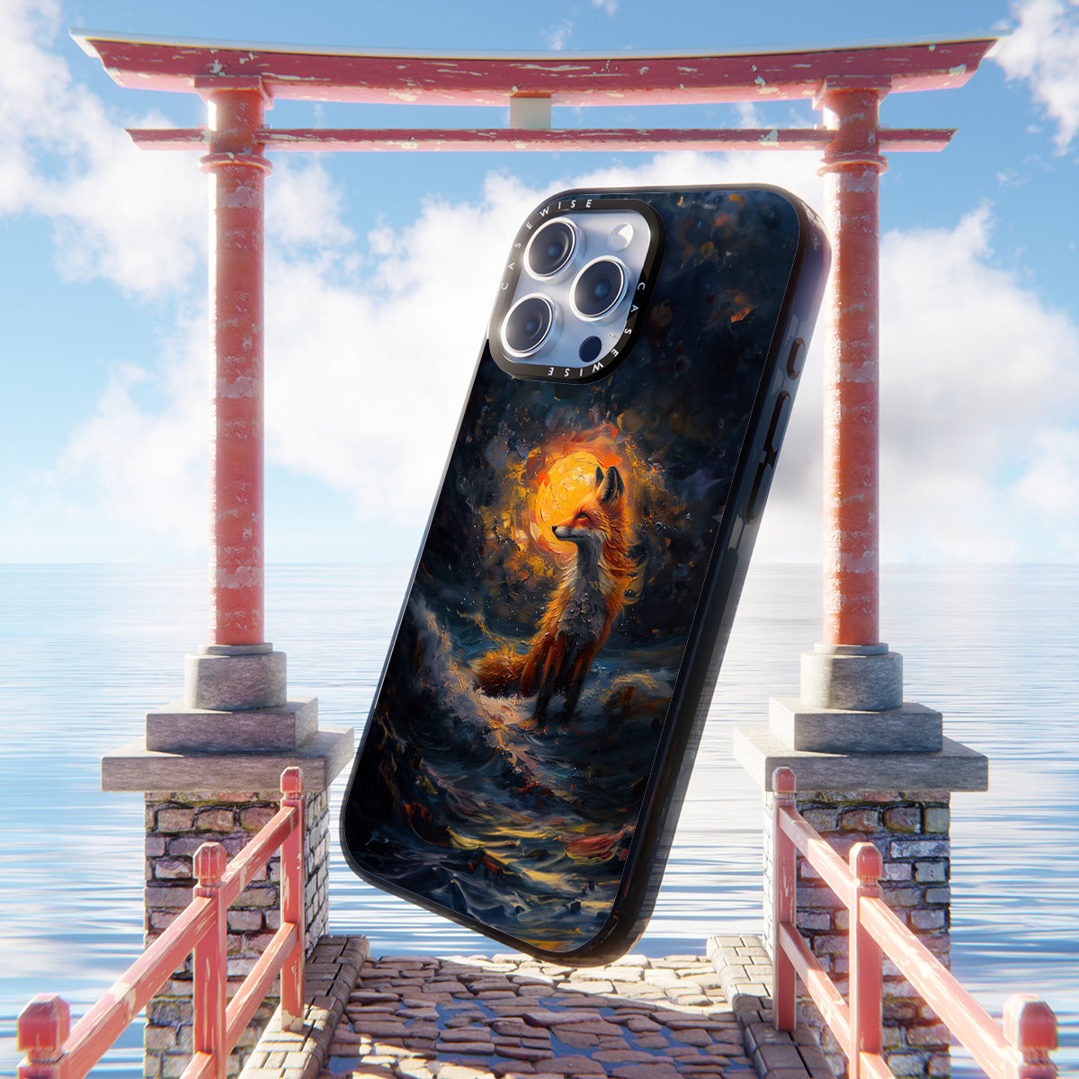 Fox in Waves - Etui