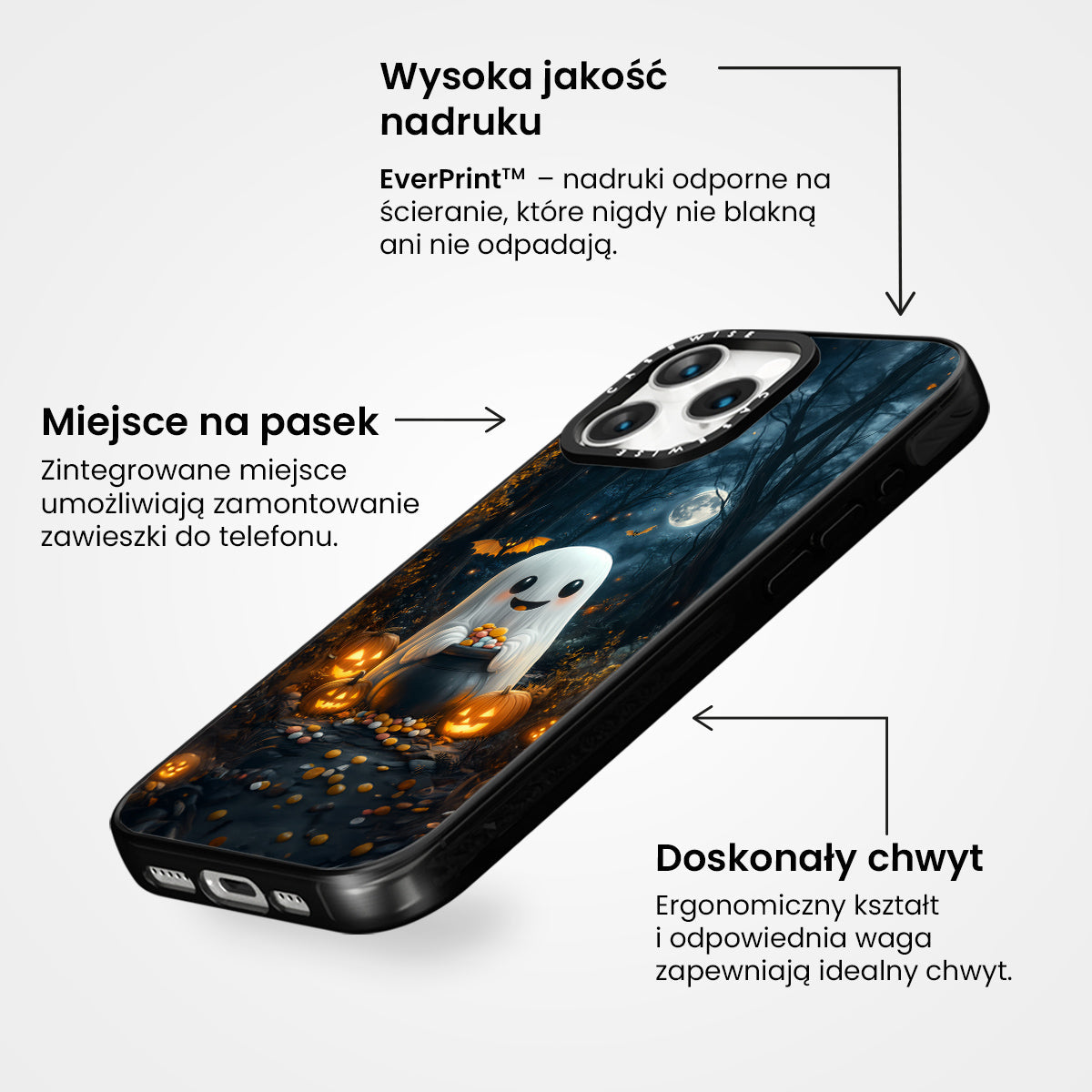 Pumpkin Ghost in Forest - Etui