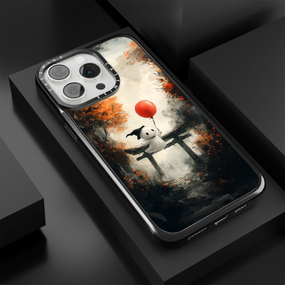 Japanese Torii Ghost with Balloon - Etui