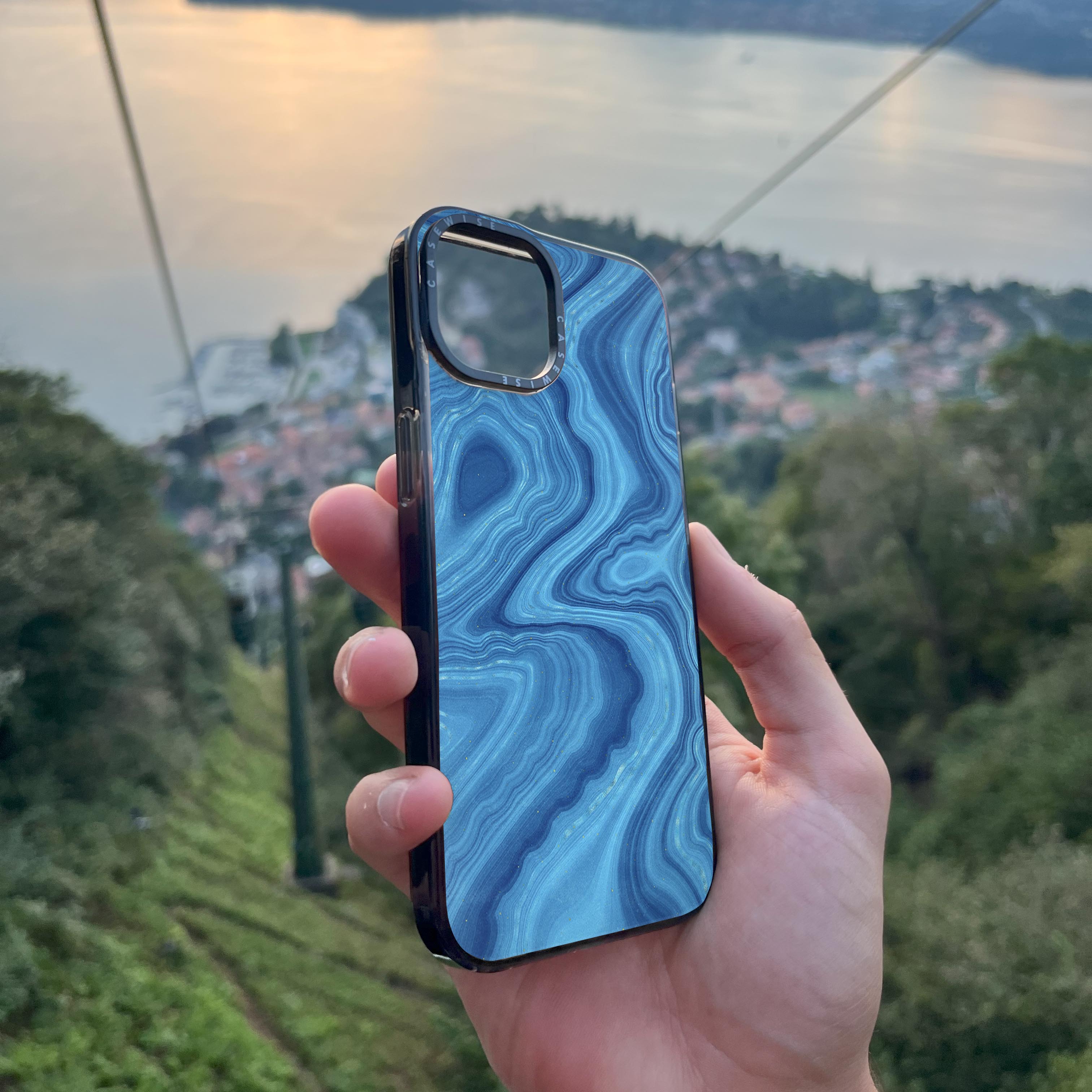 Blue Agate Texture 07 - Etui